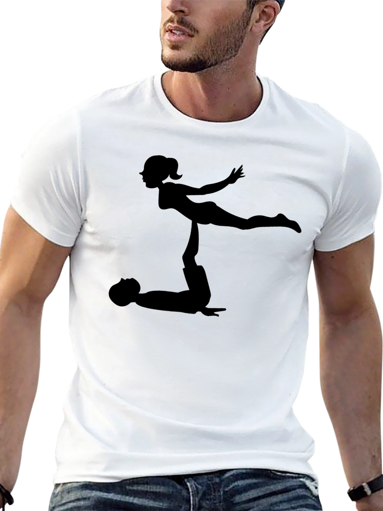 Acrobatic Pose Graphic Tee
