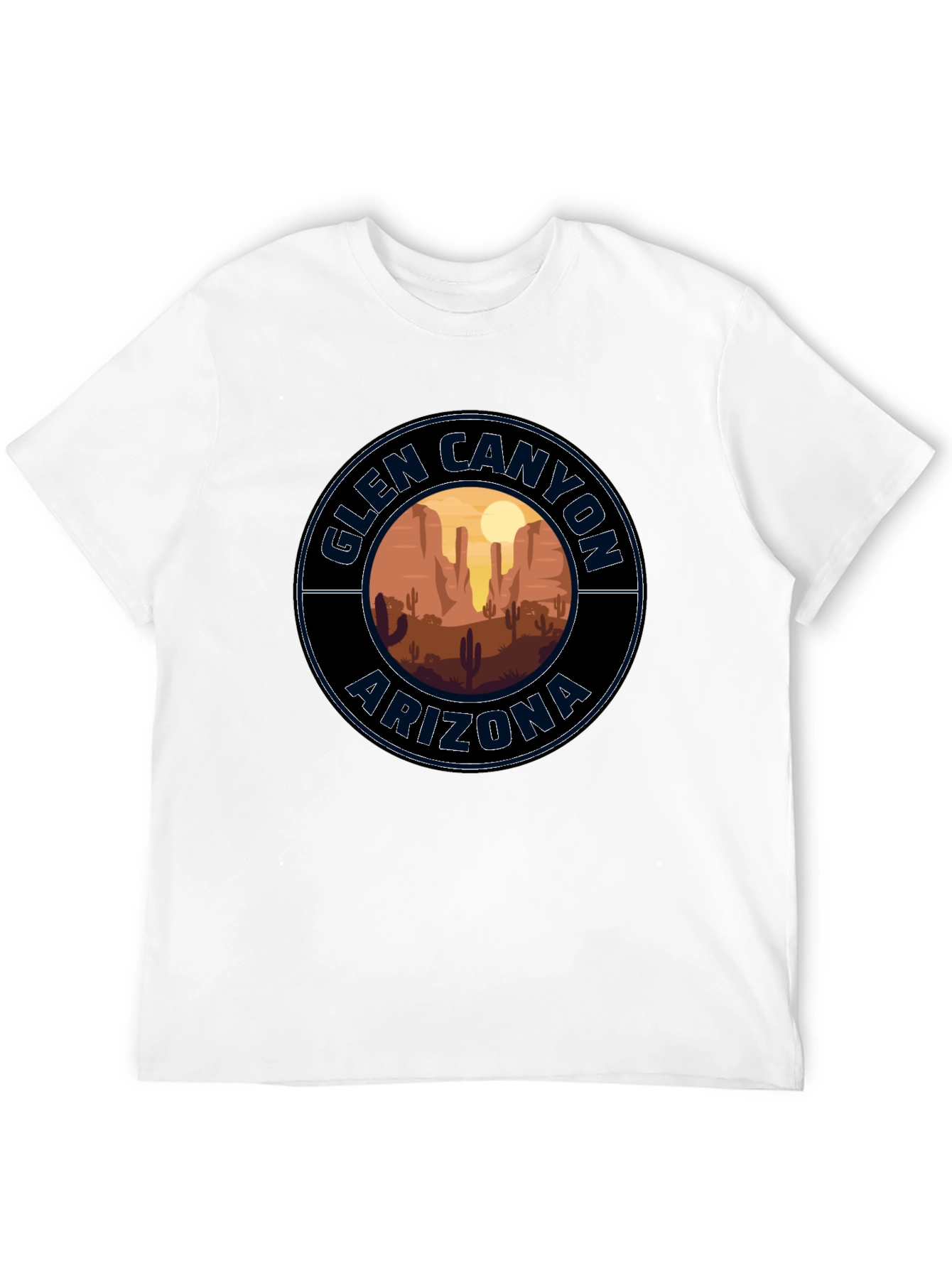 Glen Canyon Arizona Black T-Shirt