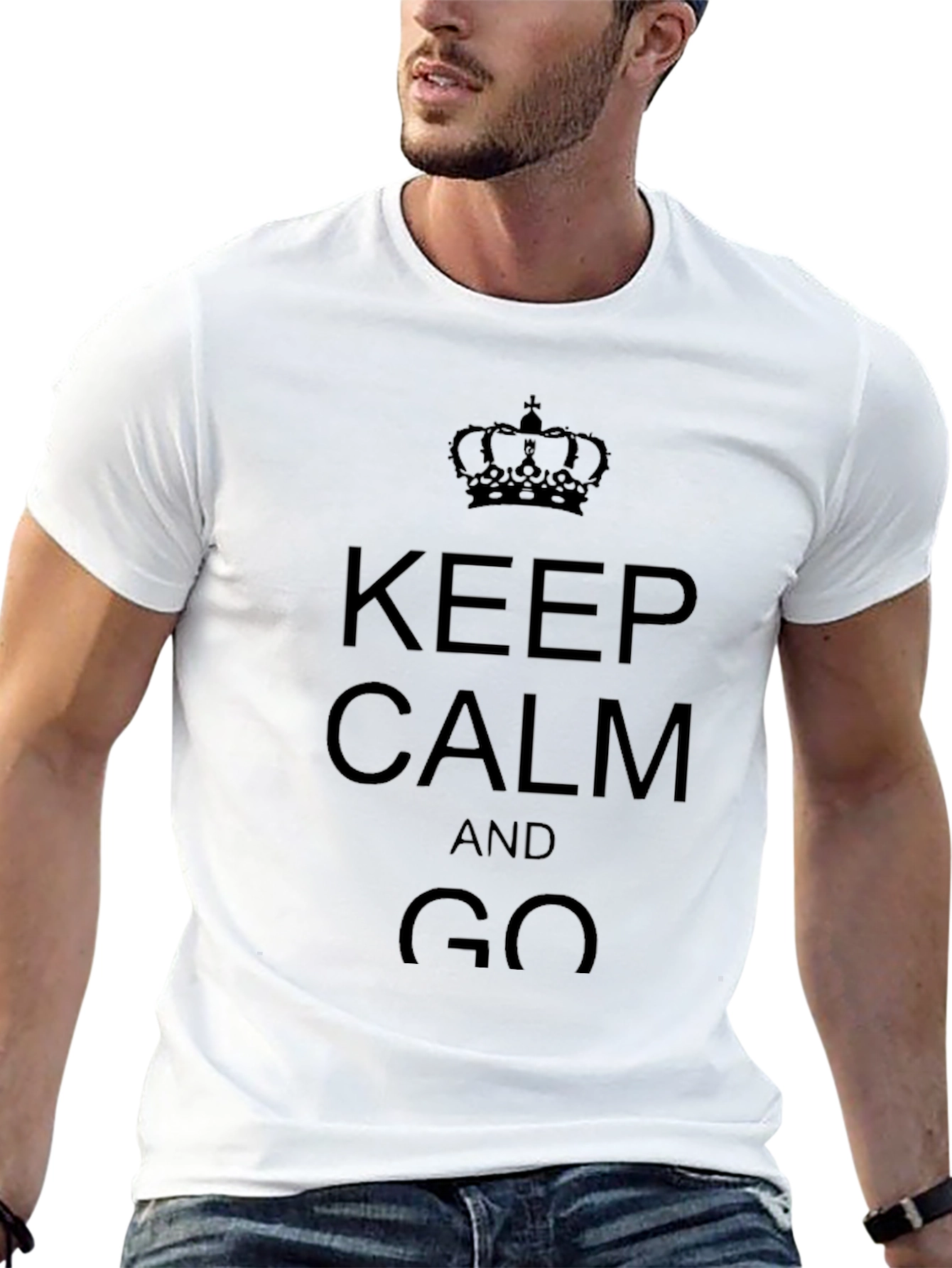 Keep Calm and Go Graphic Tee