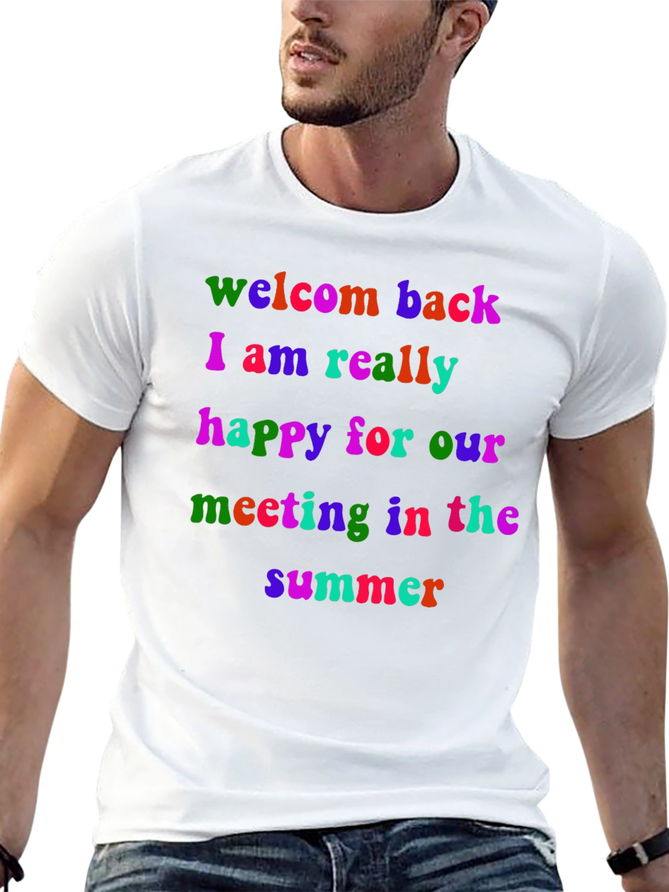 Welcom Back Summer Graphic Tee