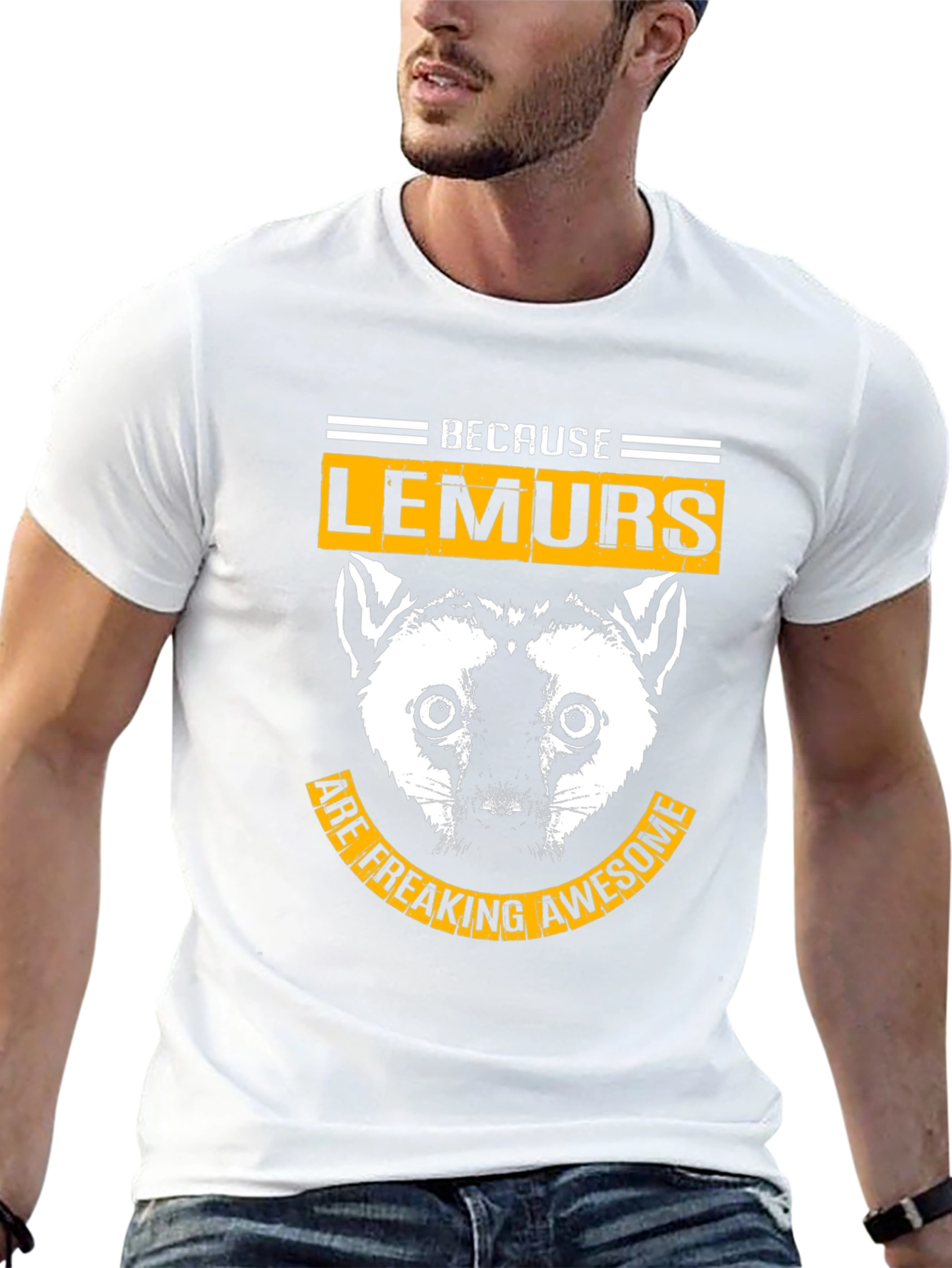 Because Lemurs Are Freaking Awesome - Black T-Shirt