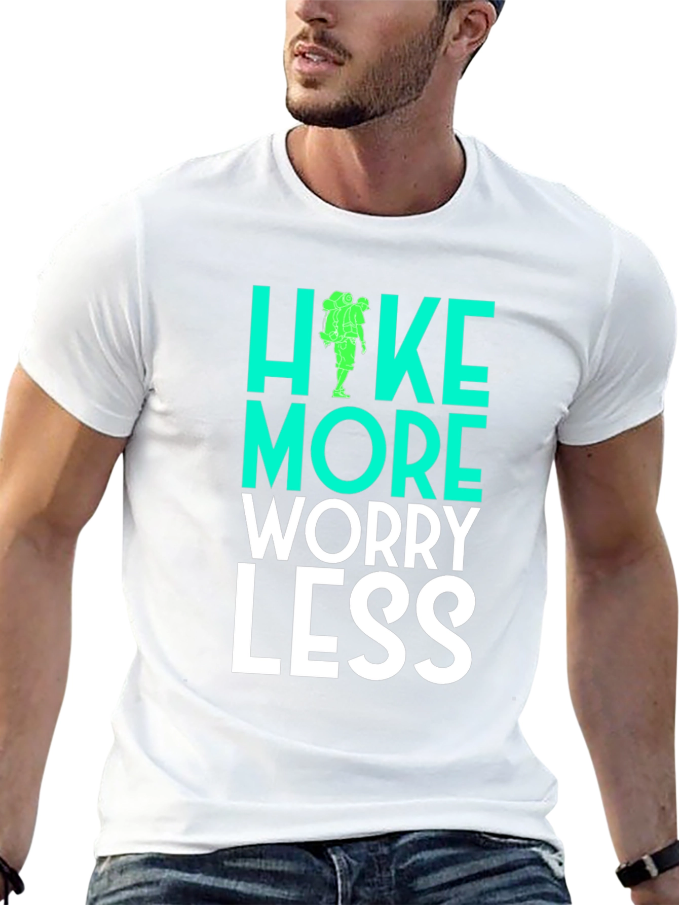 Hike More Worry Less Graphic Tee