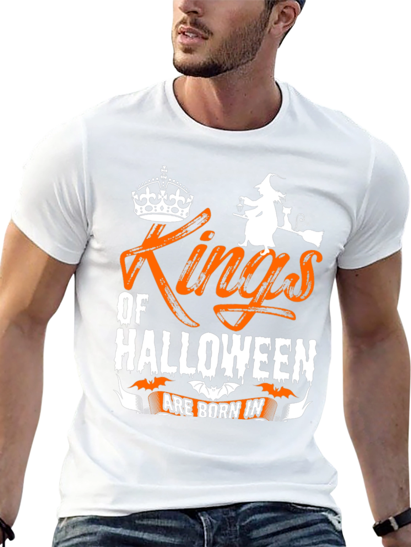 Kings of Halloween T-Shirt - Witch & Crown Design