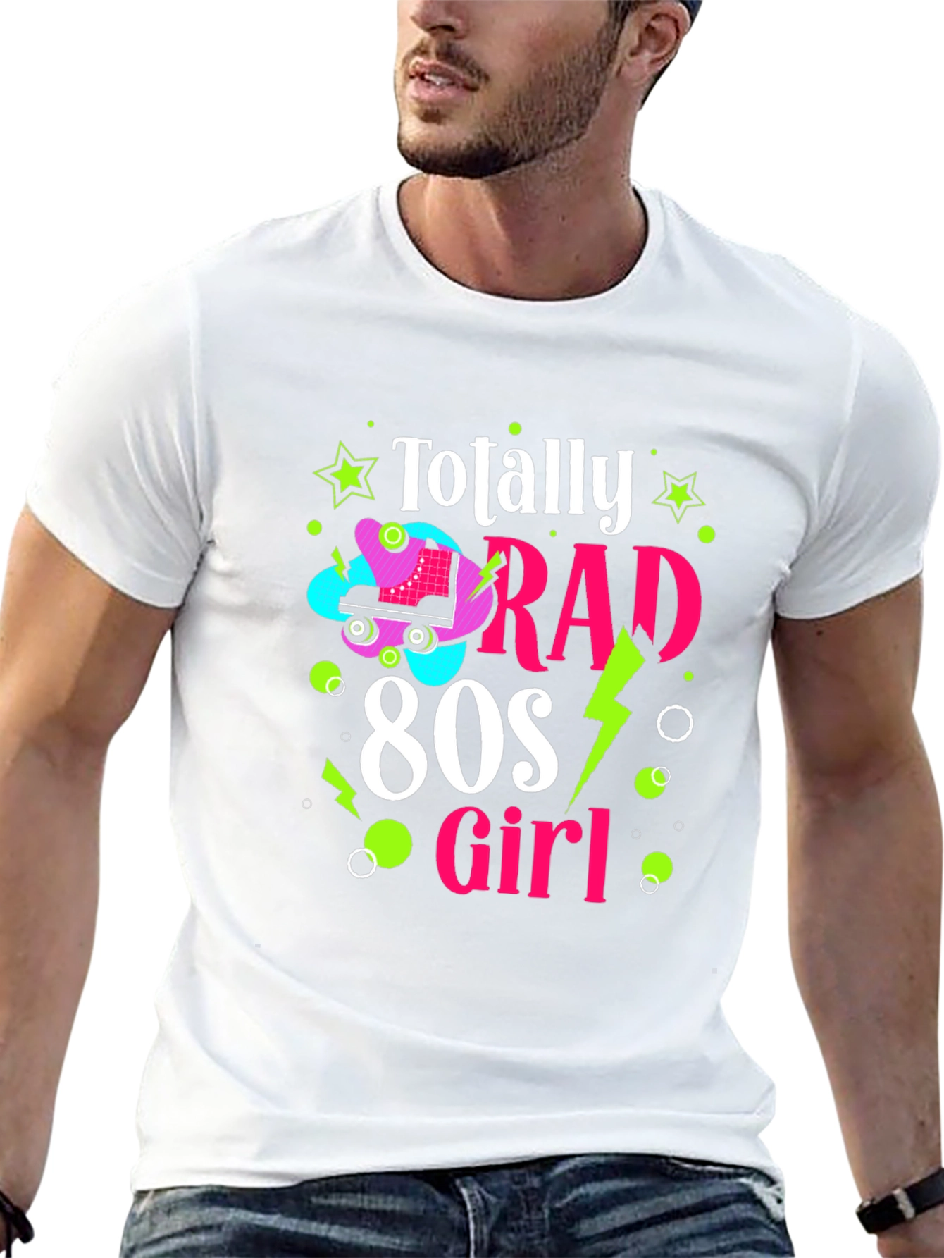 Totally Rad 80s Girl T-Shirt