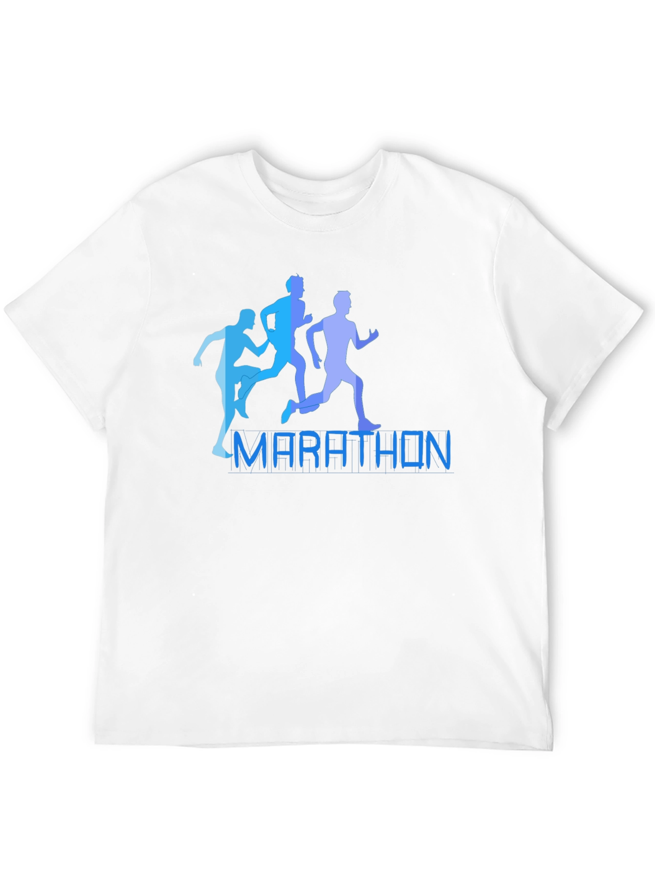 Marathon Runners Graphic Tee - Black