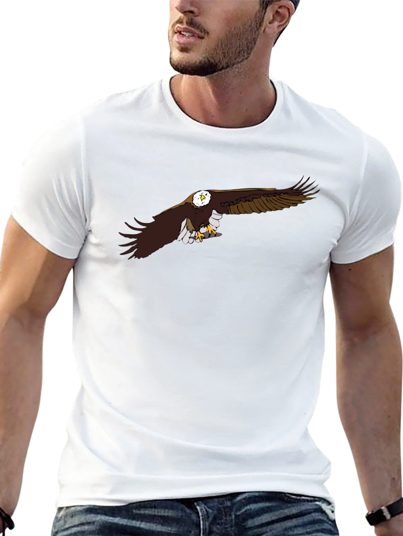 Eagle Graphic Black T-Shirt