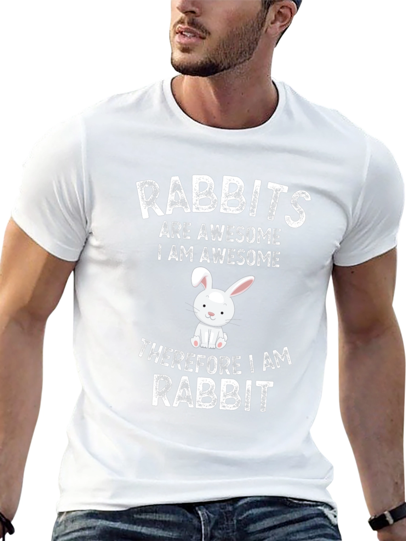 Rabbits Are Awesome Graphic T-Shirt