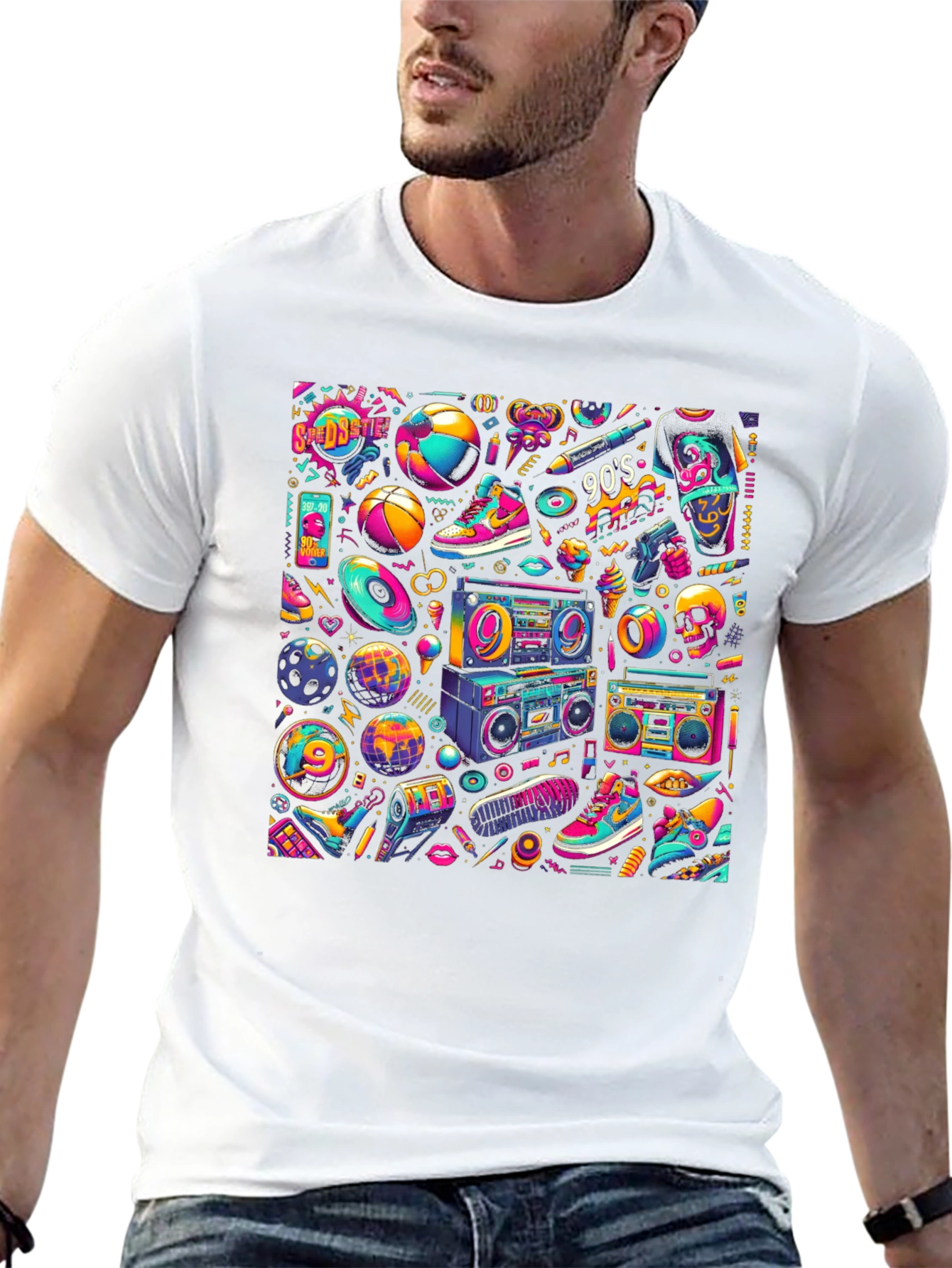 90s Throwback Graphic Tee
