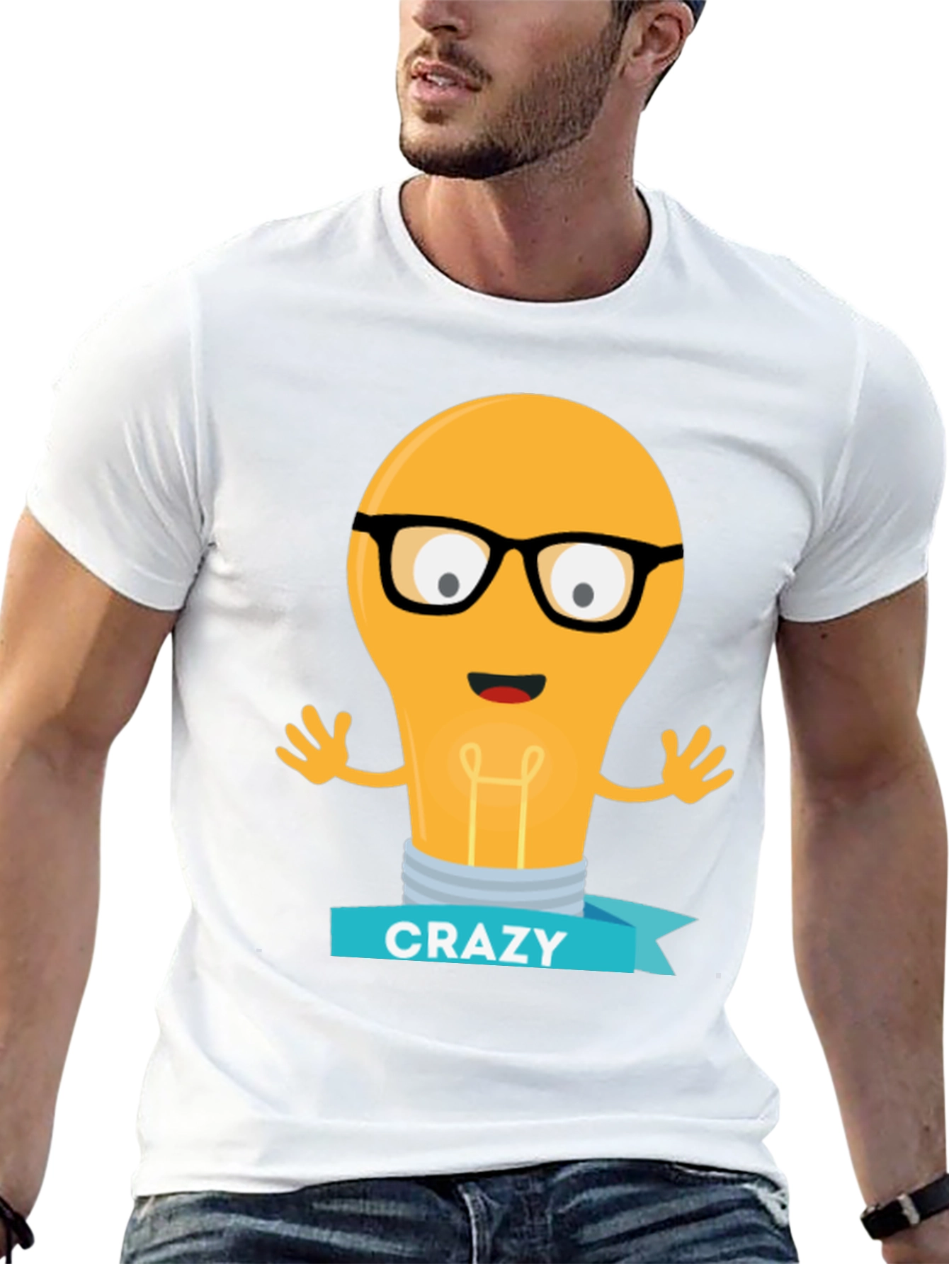 Crazy Idea Lightbulb T-Shirt