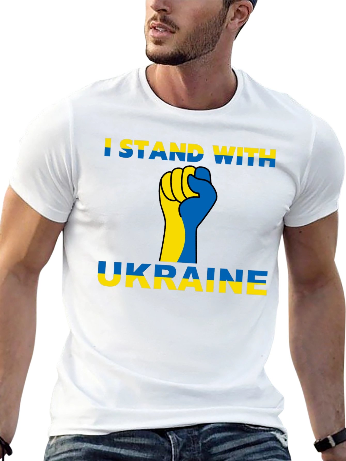 I Stand With Ukraine Graphic T-Shirt