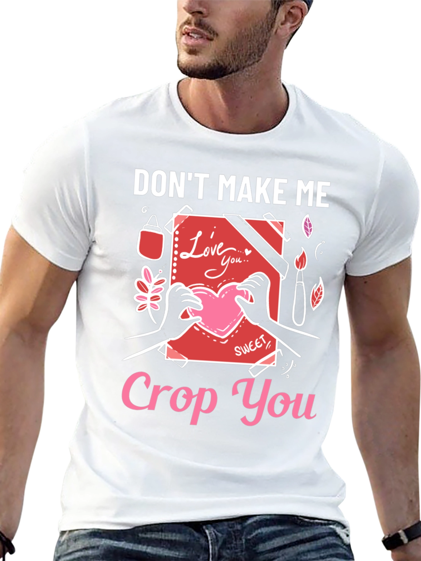 Dont Make Me Crop You - Novelty T-Shirt