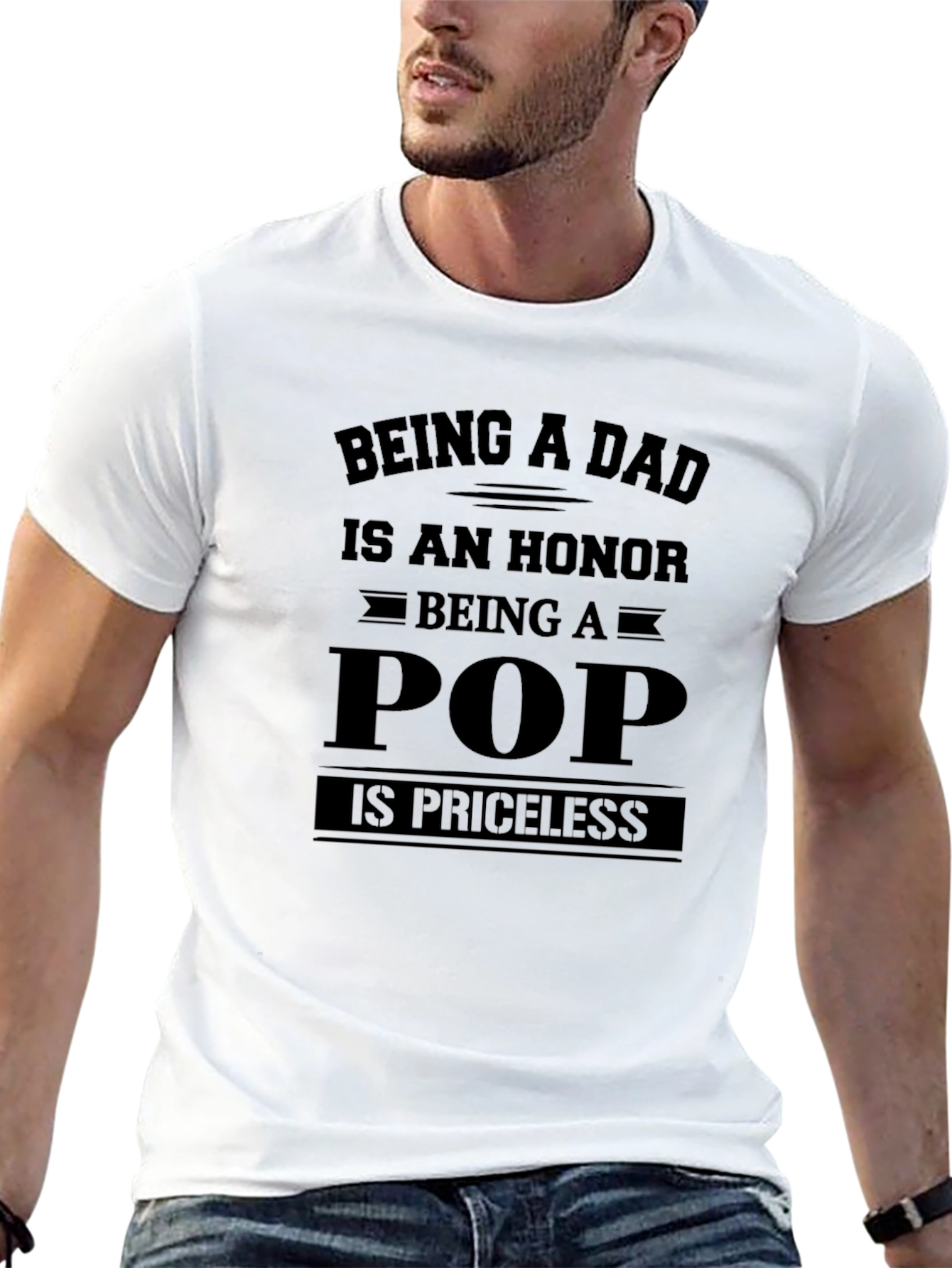 Dad Honor Pop Priceless T-Shirt