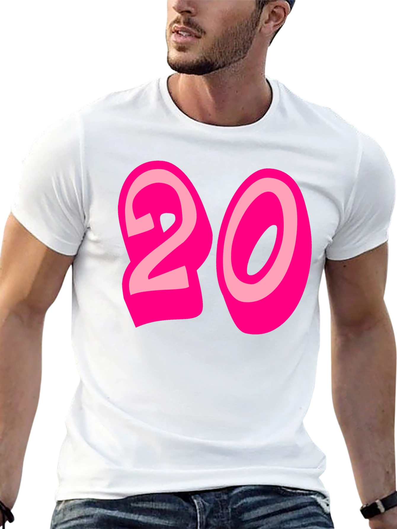 Bold 20 Graphic Black T-Shirt