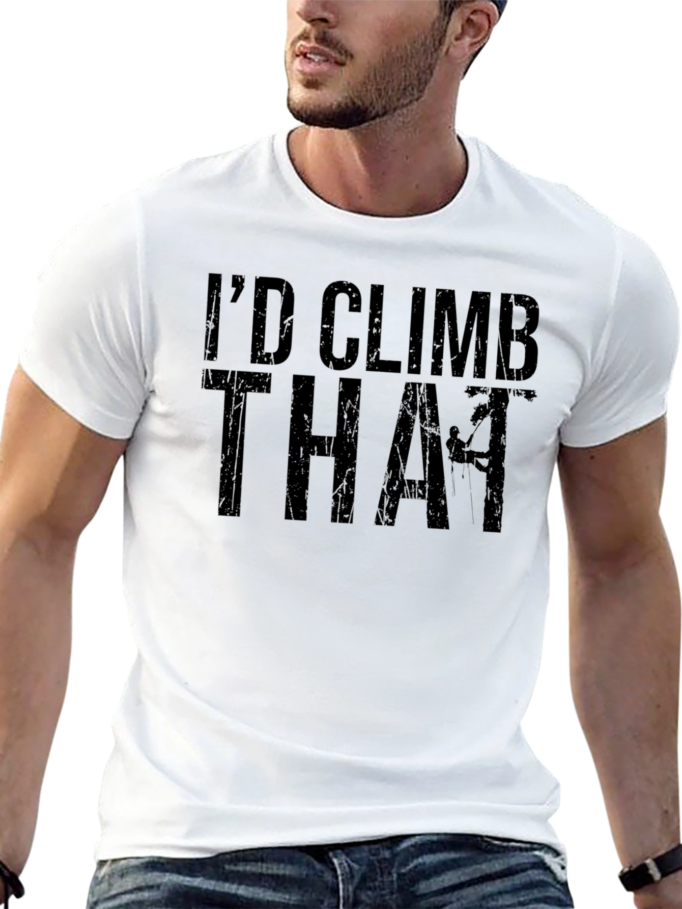 Id Climb That Funny Rock Climbing T-Shirt