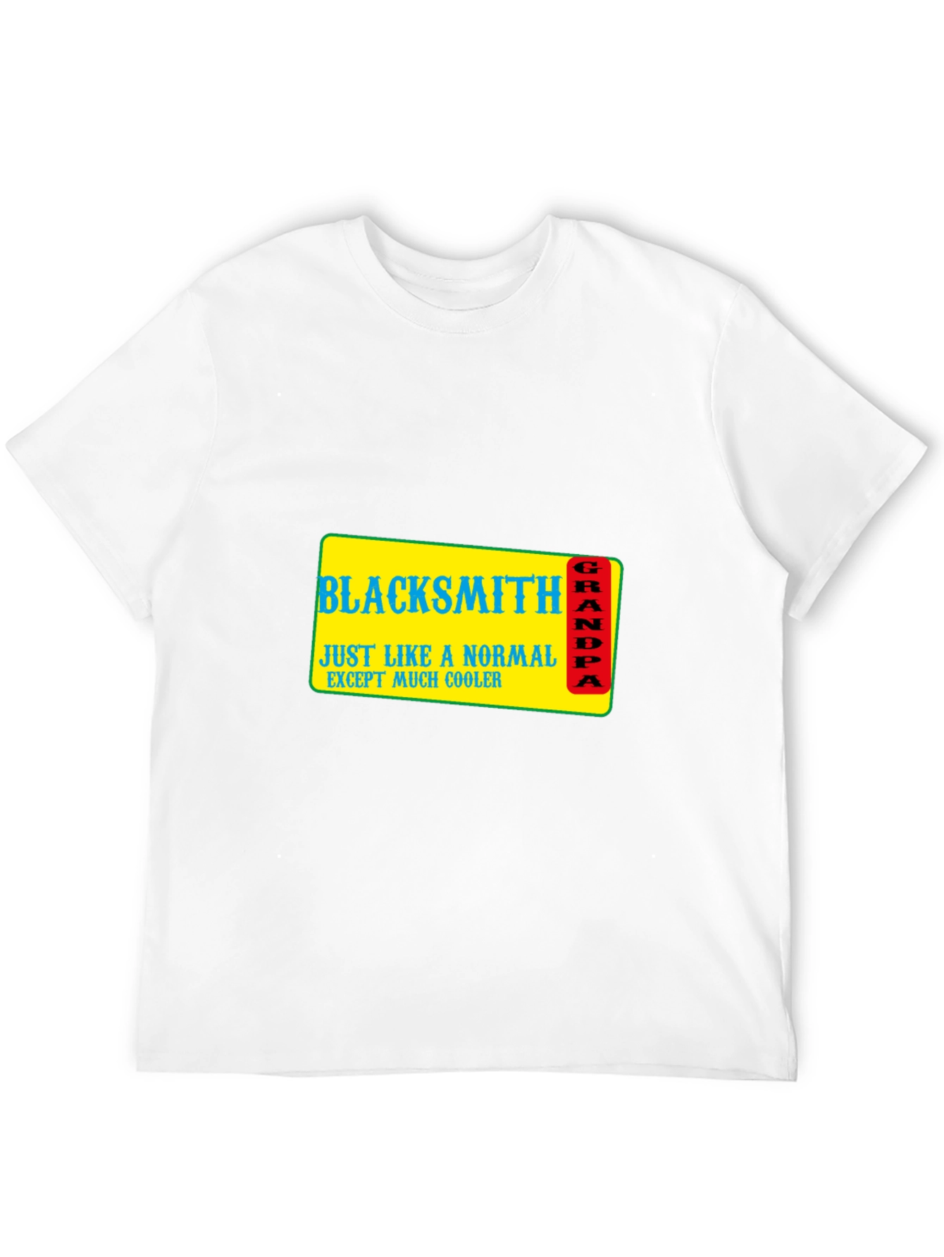 Blacksmith Grandpa T-Shirt Cool Grandpa Gift
