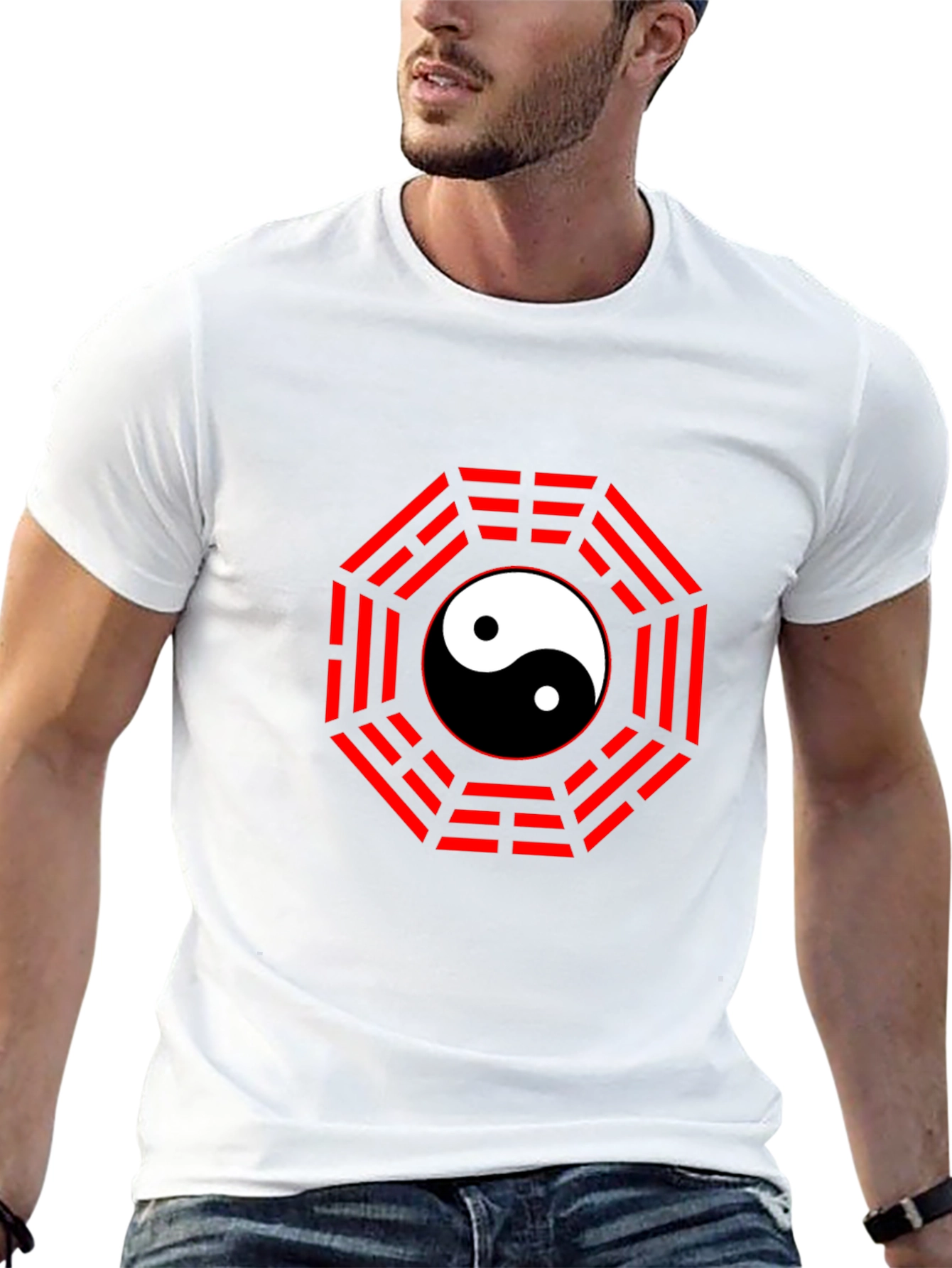 Yin Yang Bagua T-Shirt - Black