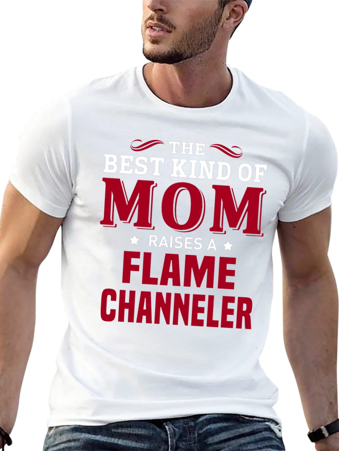 Best Kind of Mom Flame Channeler Graphic Tee