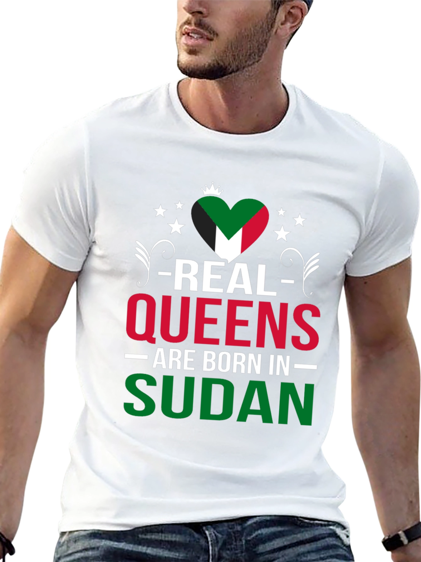 Real Queens Born in Sudan T-Shirt