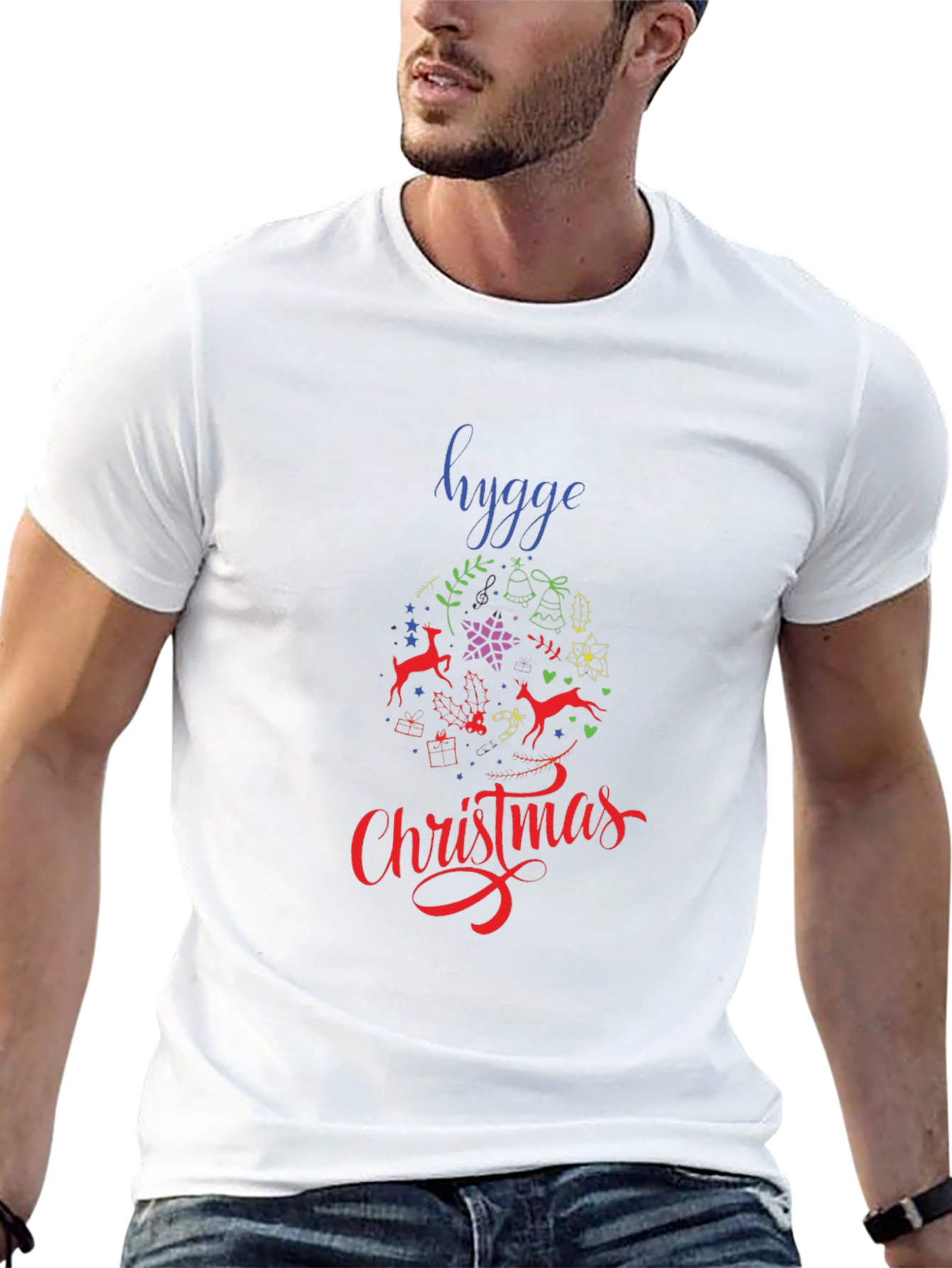 Hygge Christmas Graphic Tee - Holiday Cheer