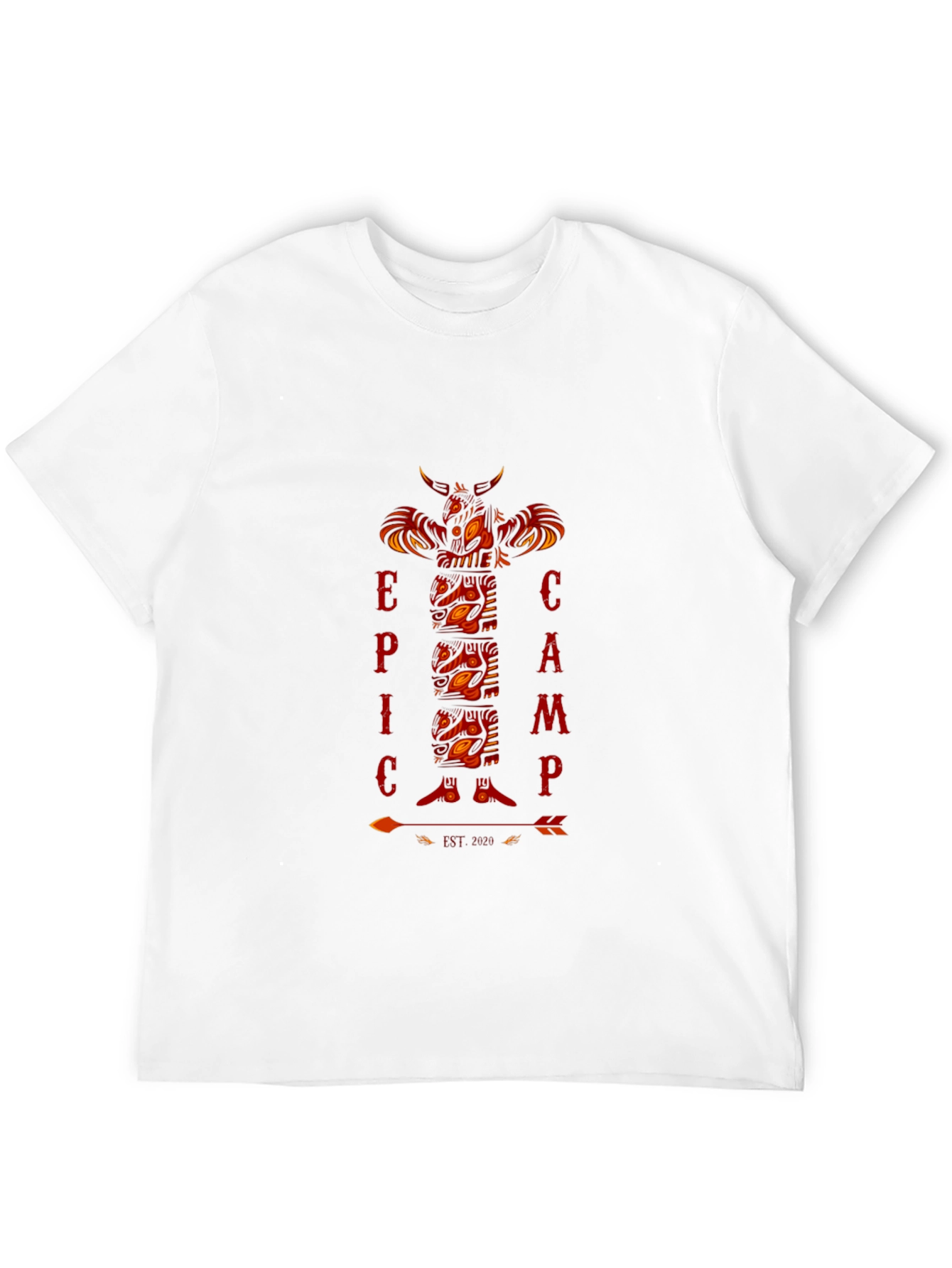 Epic Camp Totem Pole Graphic T-Shirt