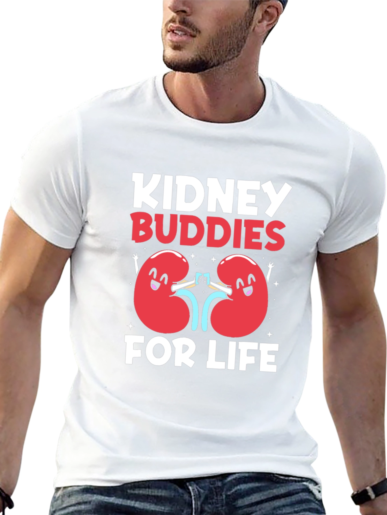 Kidney Buddies For Life Graphic T-Shirt