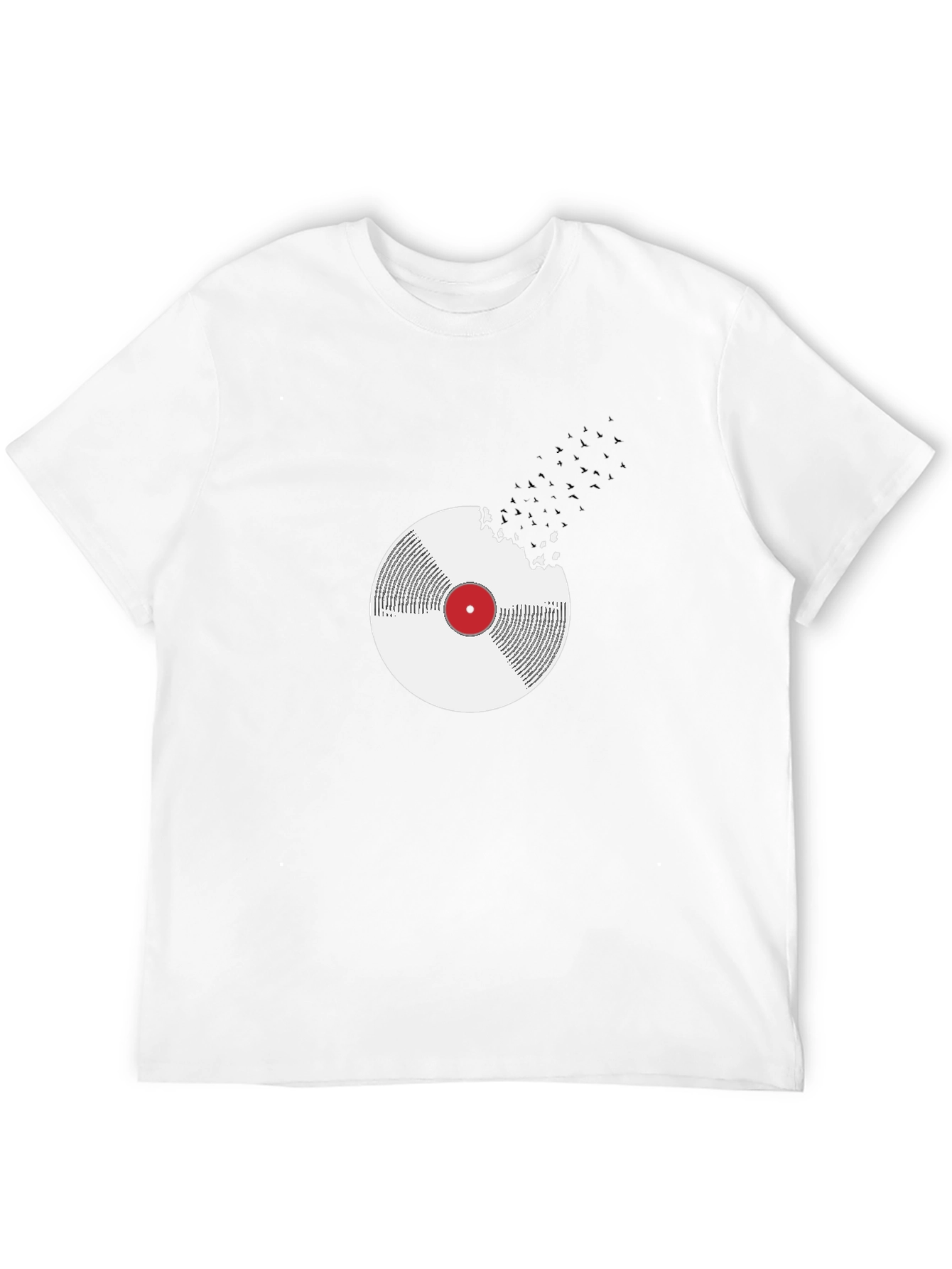 Vinyl Record Transformation Graphic Tee