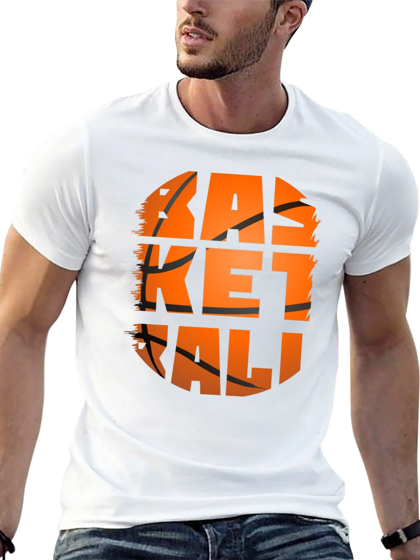 Basketball Graphic Tee - Stylish Sports Shirt