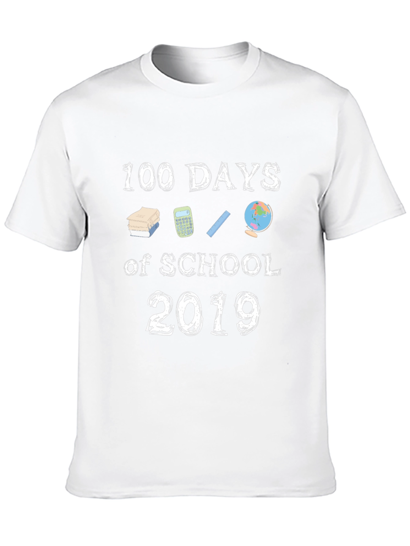 100 Days of School 2019 Black T-Shirt