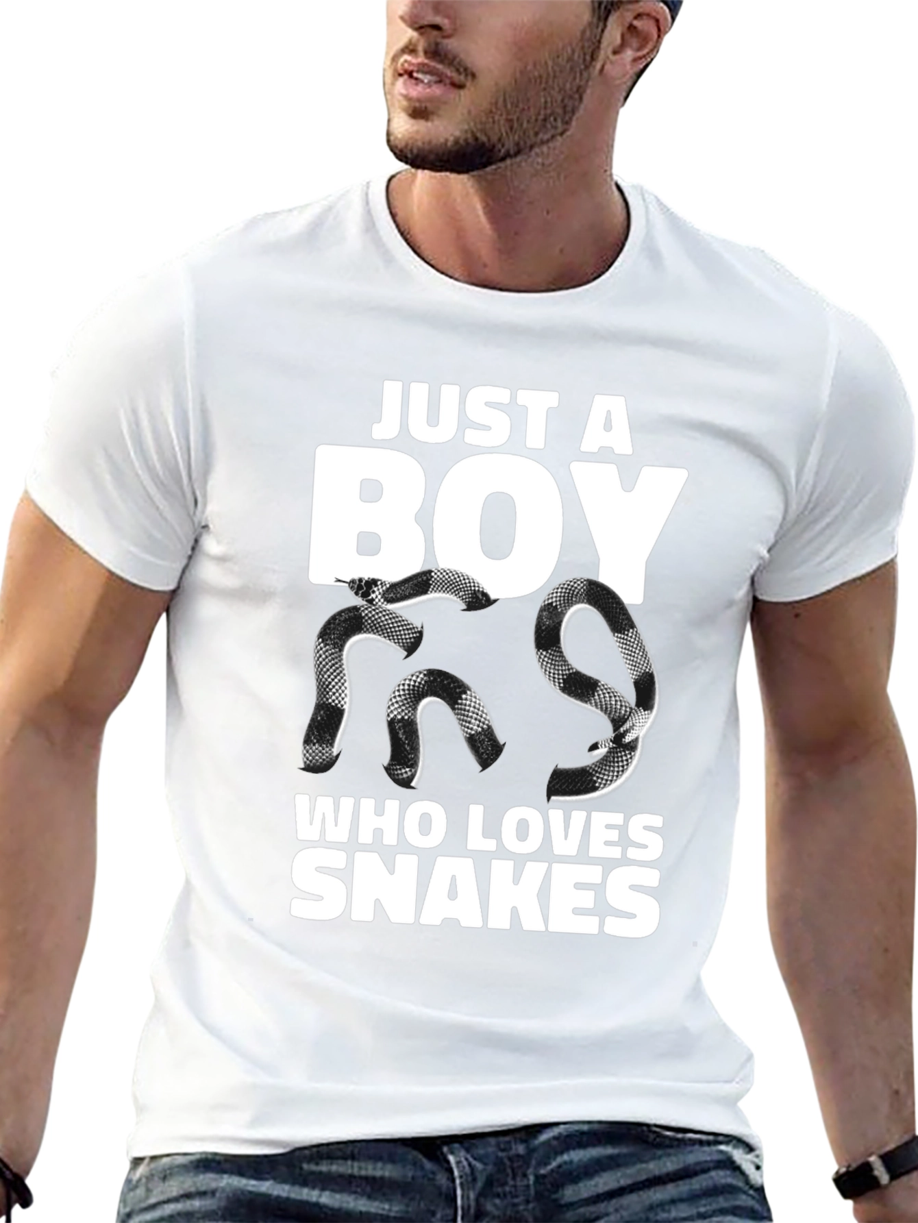 Just a Boy Who Loves Snakes T-Shirt