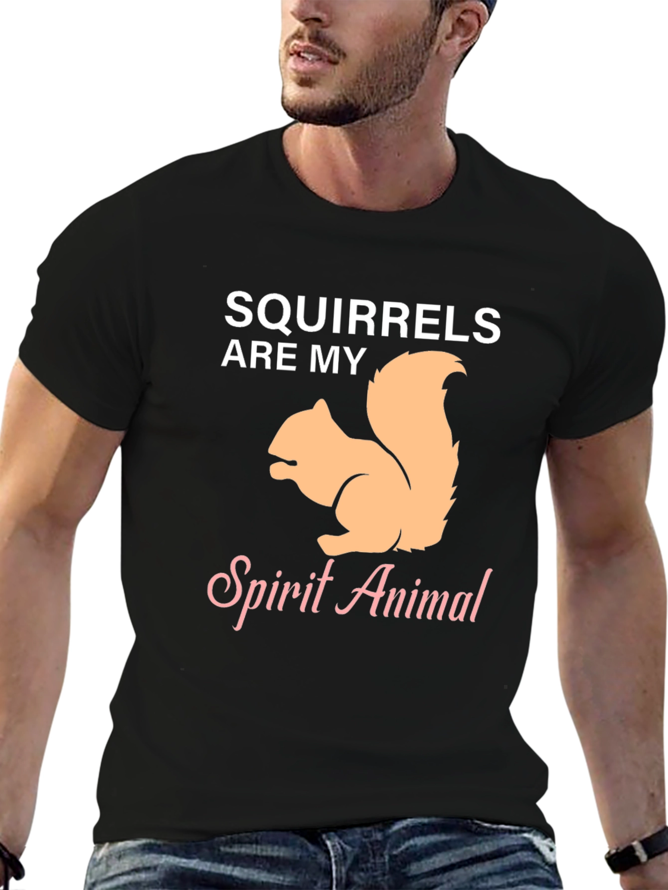 Squirrels Are My Spirit Animal Graphic T-Shirt