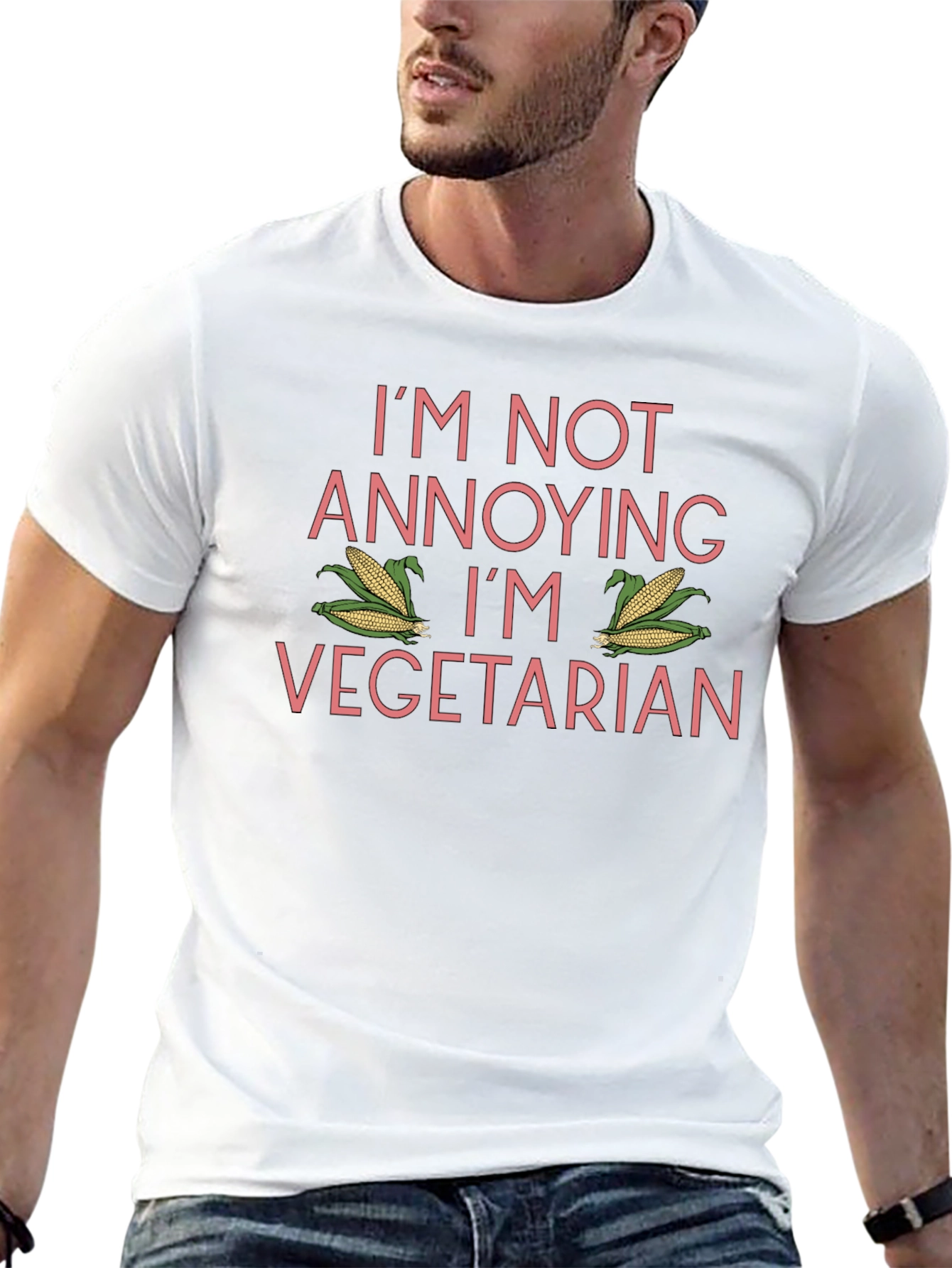 Funny Vegetarian T-Shirt - Im Not Annoying!