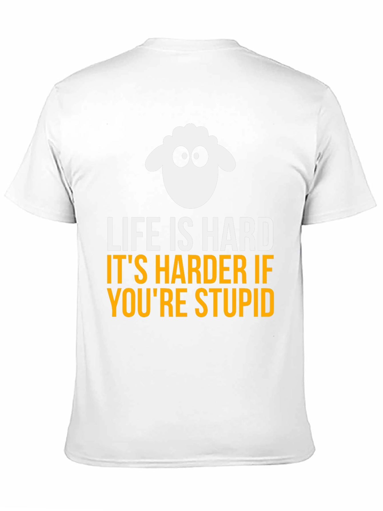 Funny Sheep Graphic T-Shirt - Life Is Hard