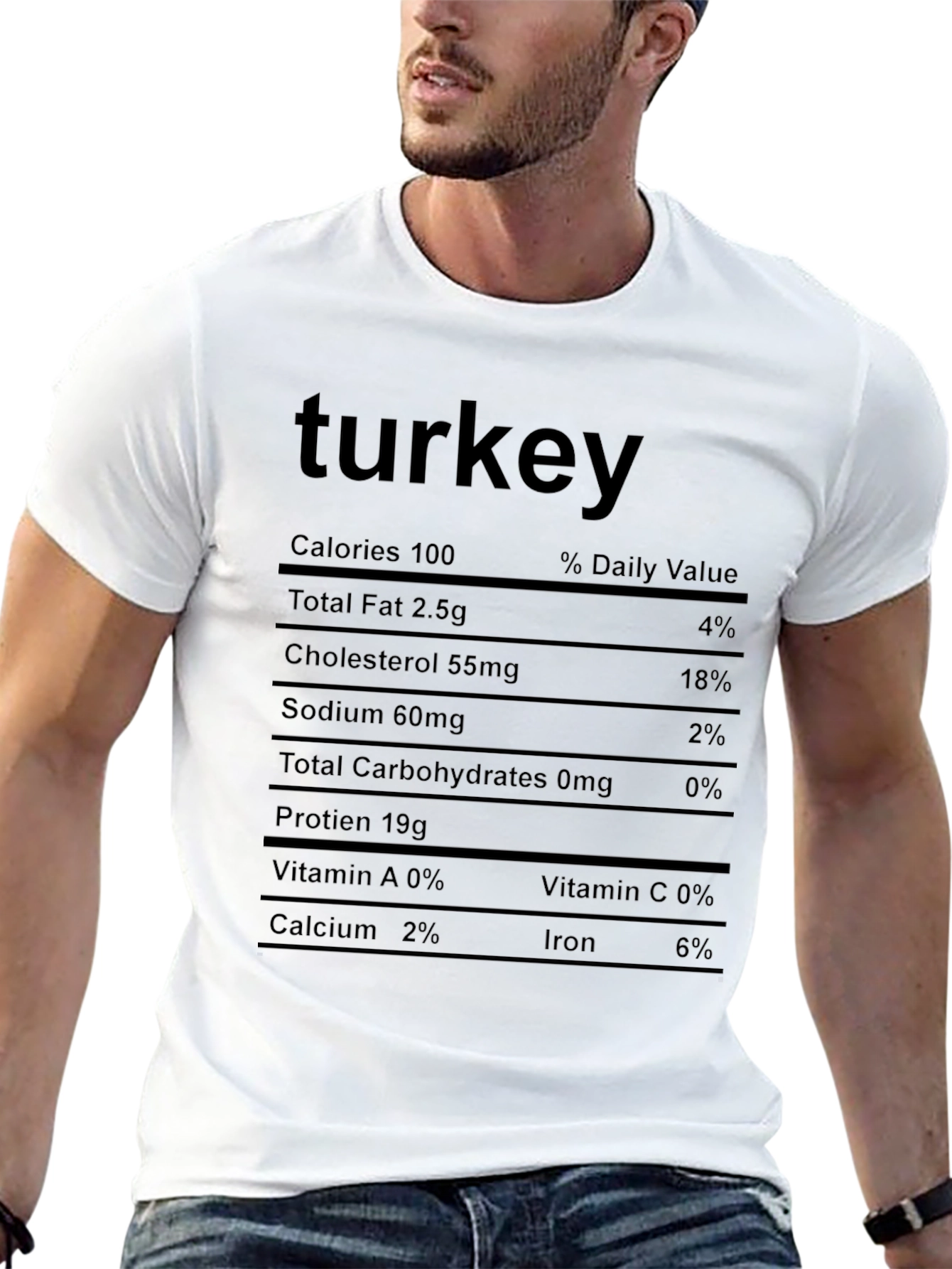 Turkey Nutrition Facts T-Shirt