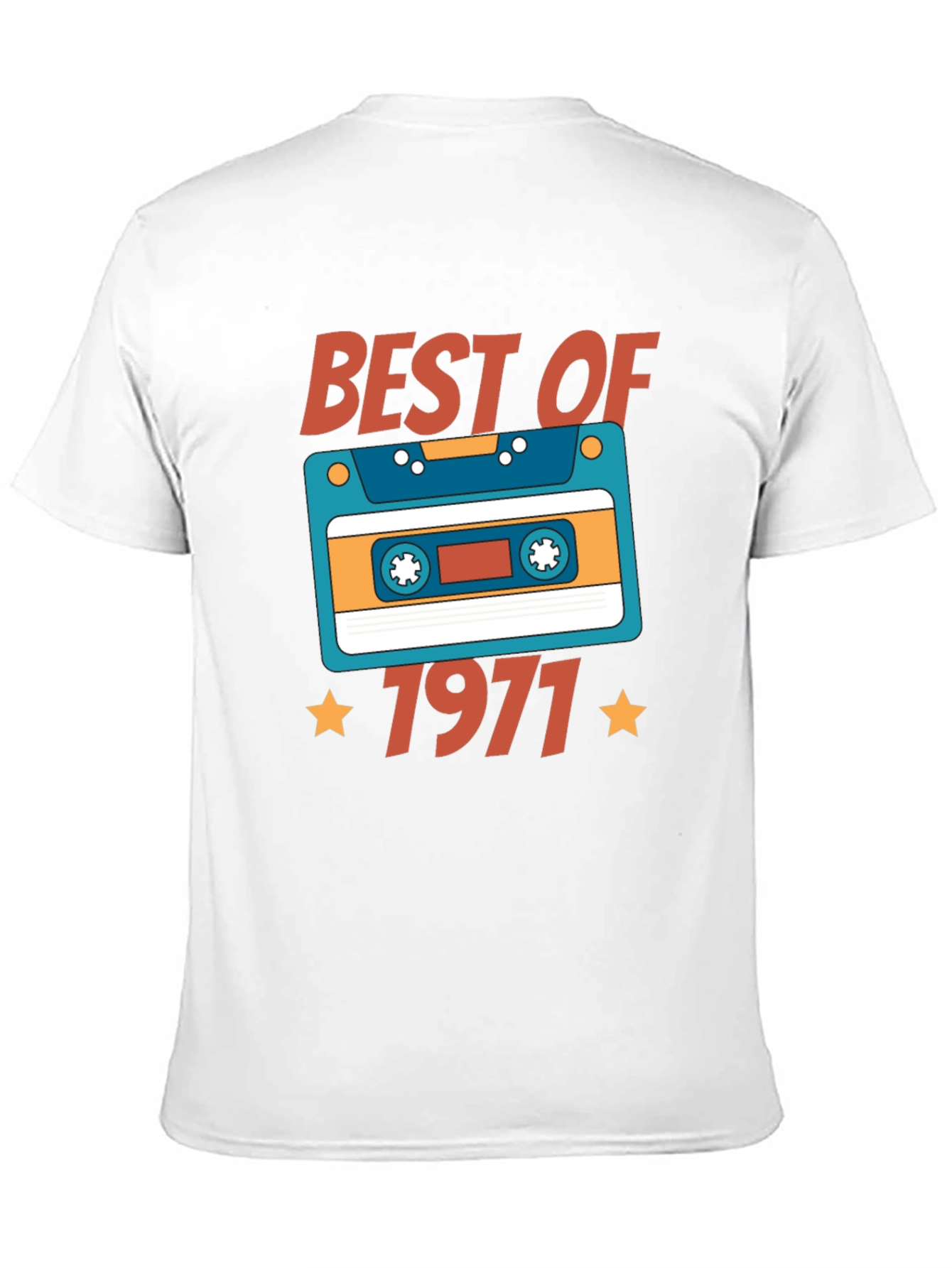 Retro 1971 Cassette Tape Graphic Tee