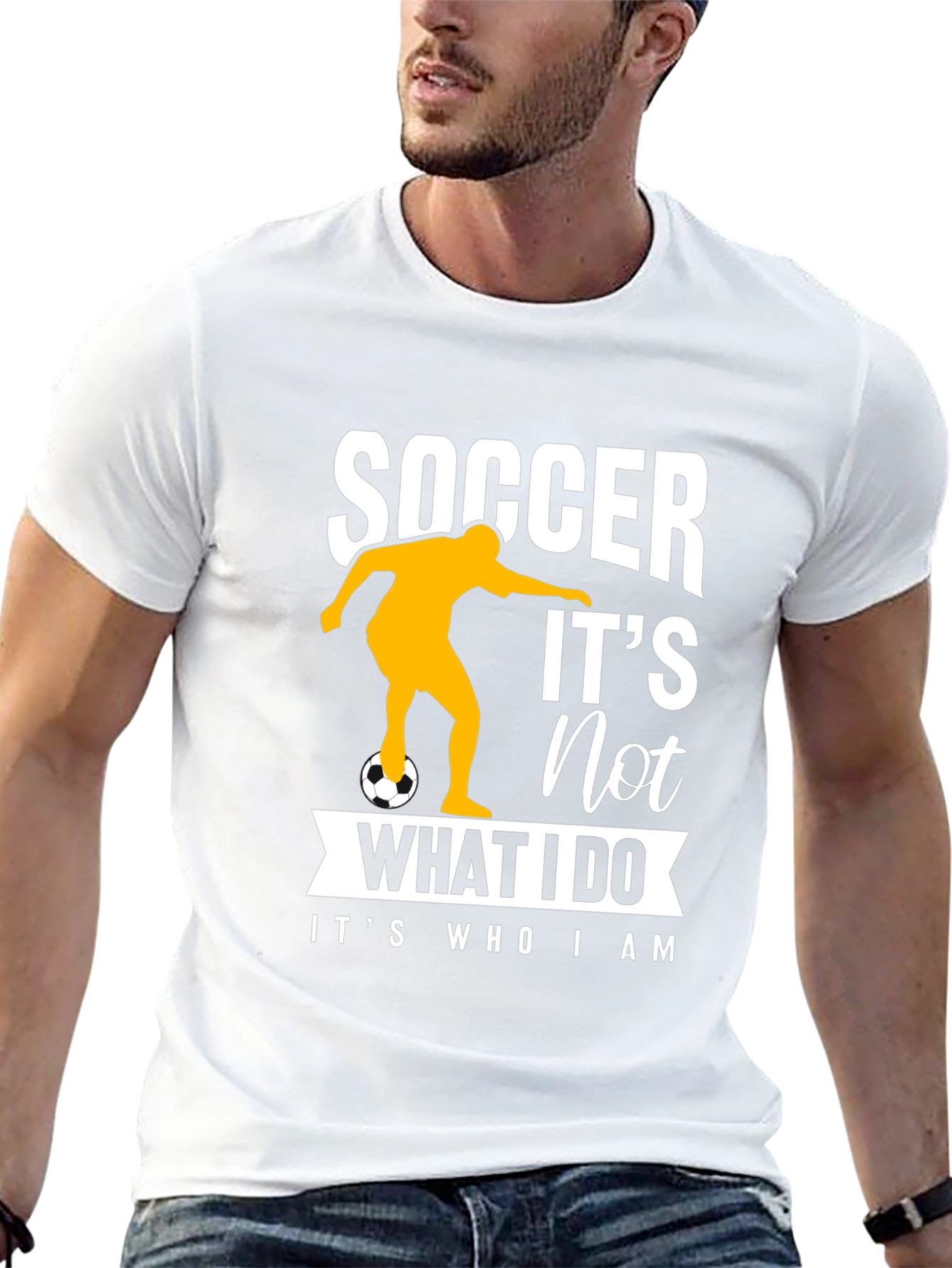 Soccer Lover Black T-Shirt - Its Who I Am