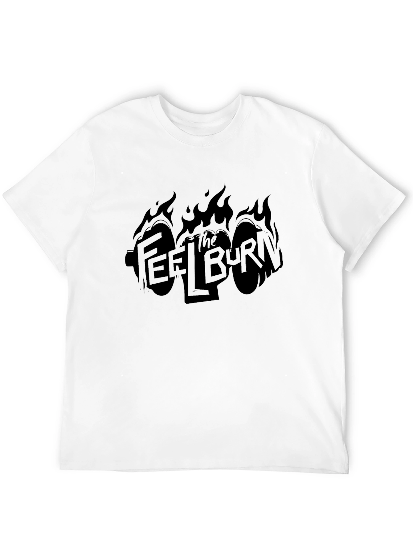 The Feel Burn Black Graphic T-Shirt