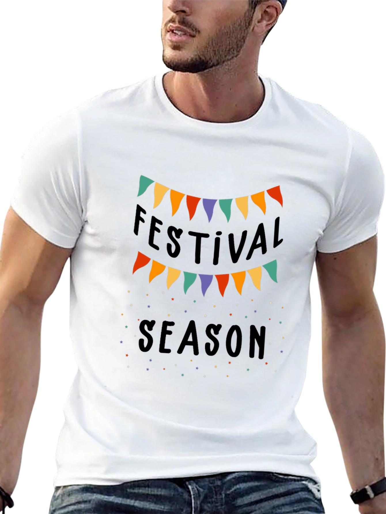 Festival Season Black T-Shirt
