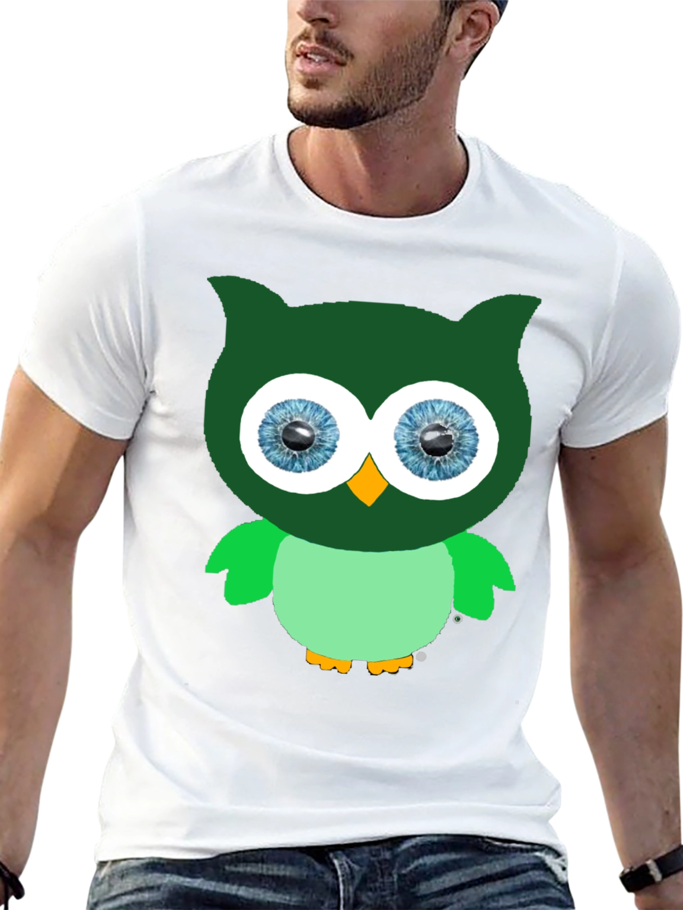 Owl Graphic Tee - Unique Design Soft Cotton Blend