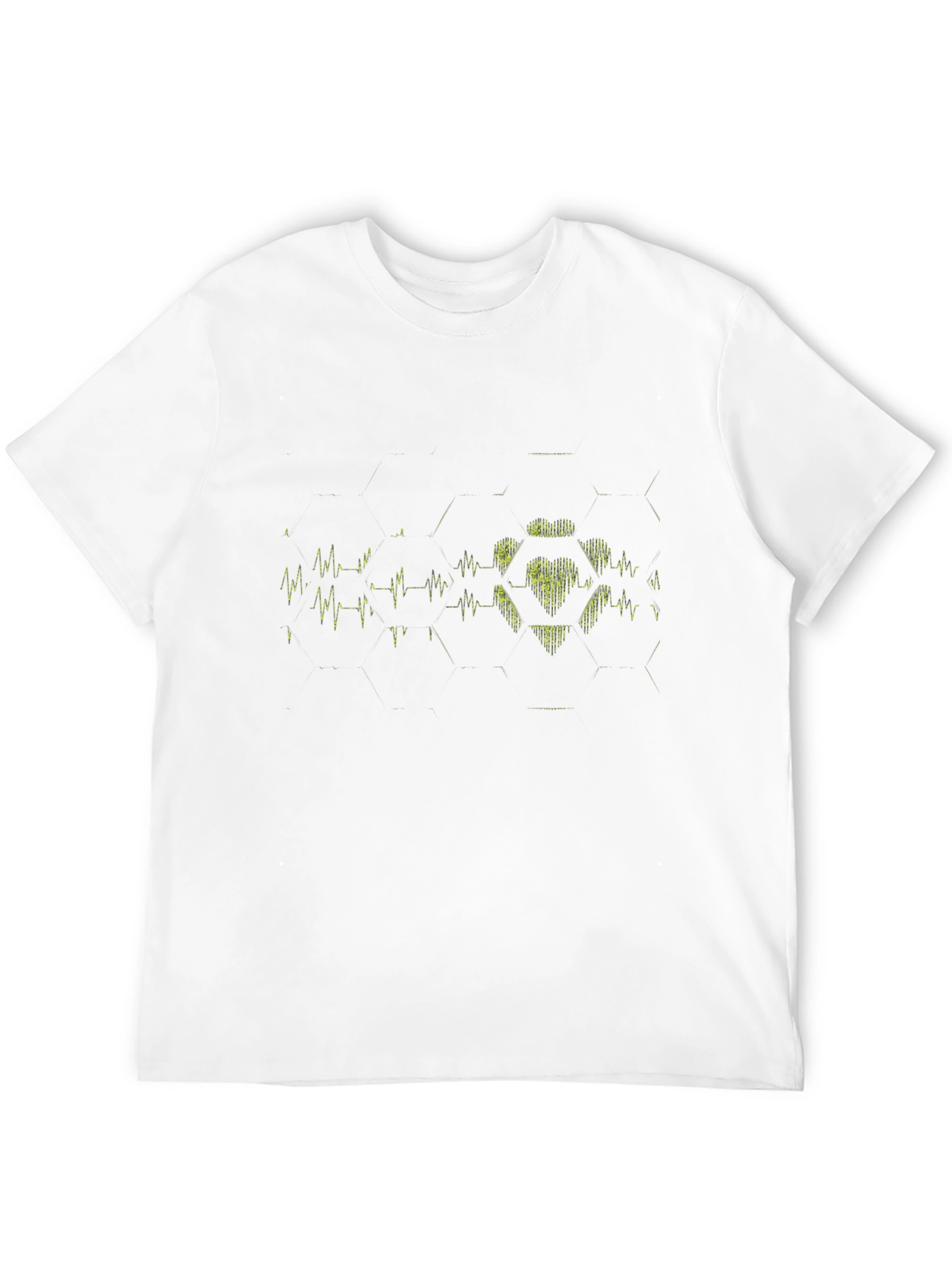 Pulse Heartbeat Graphic Black T-Shirt