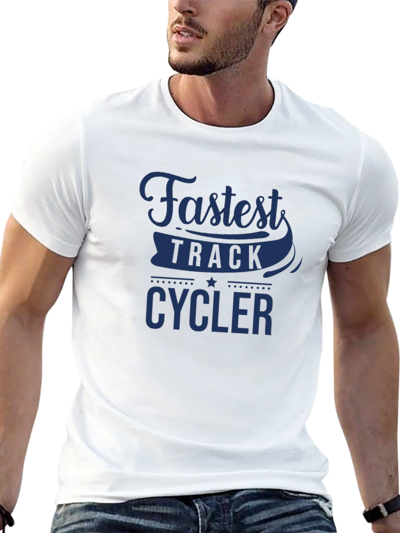 Fastest Track Cycler Graphic T-Shirt