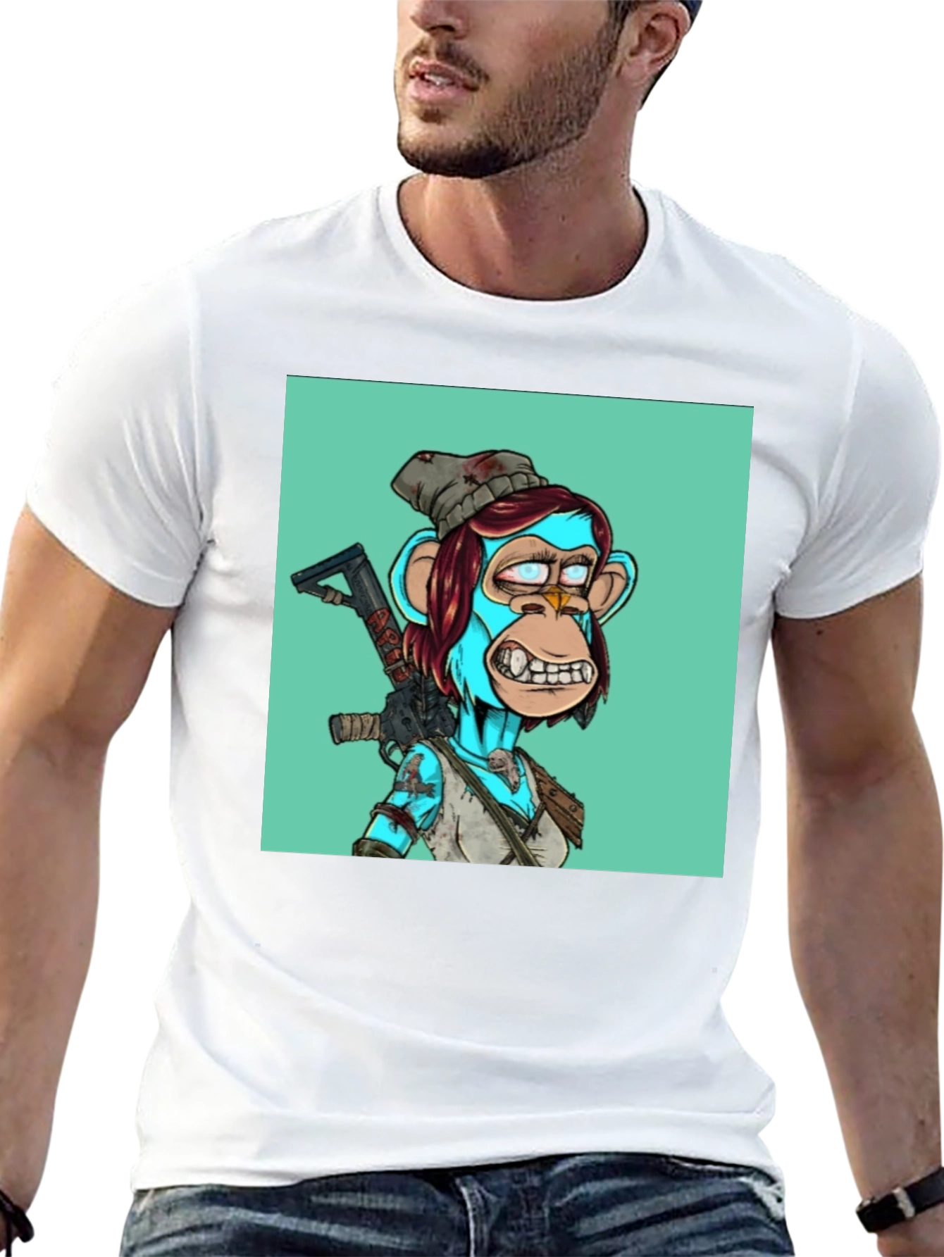 Bored Ape Punk Graphic Tee