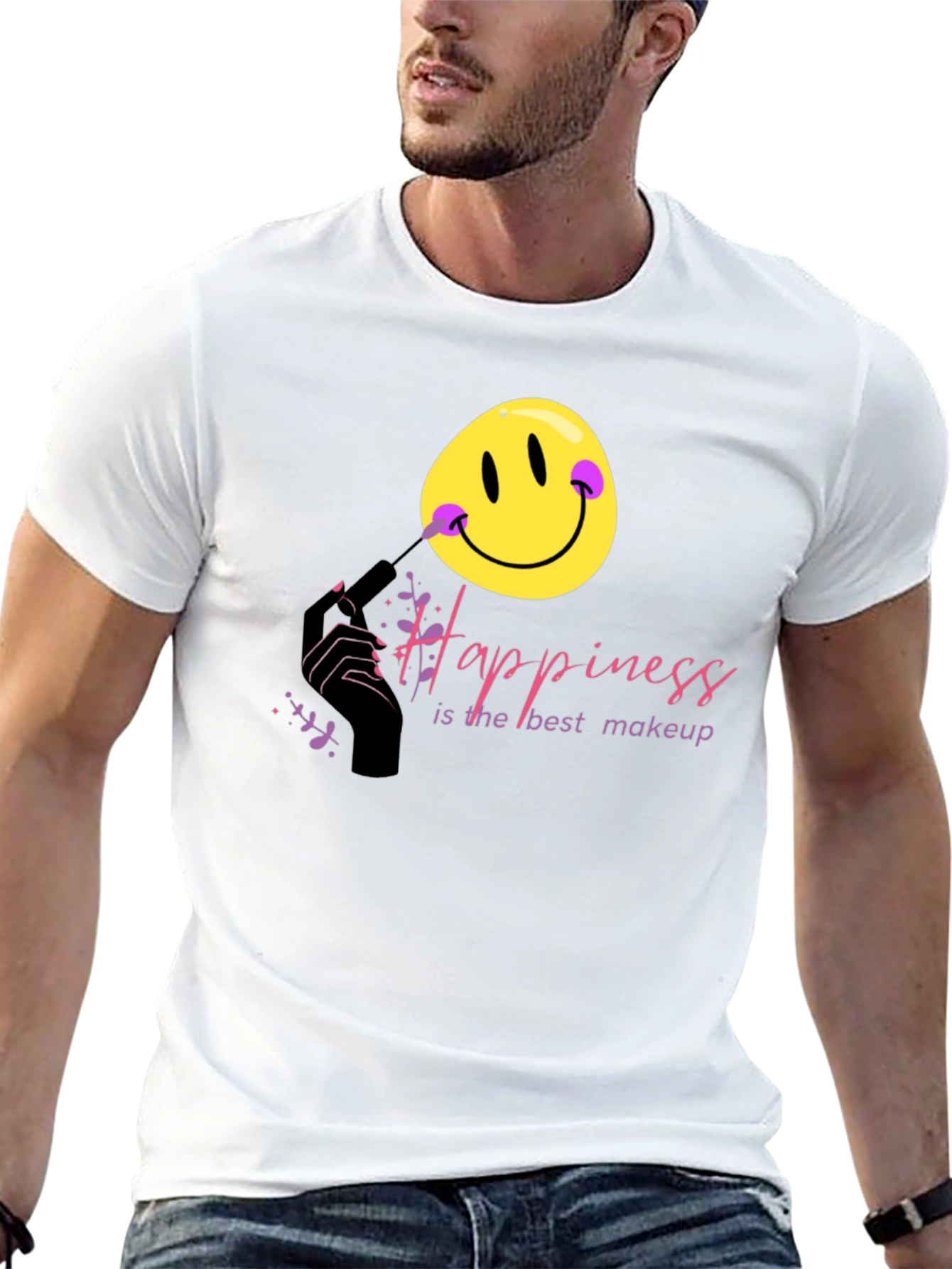Happiness Makeup T-Shirt