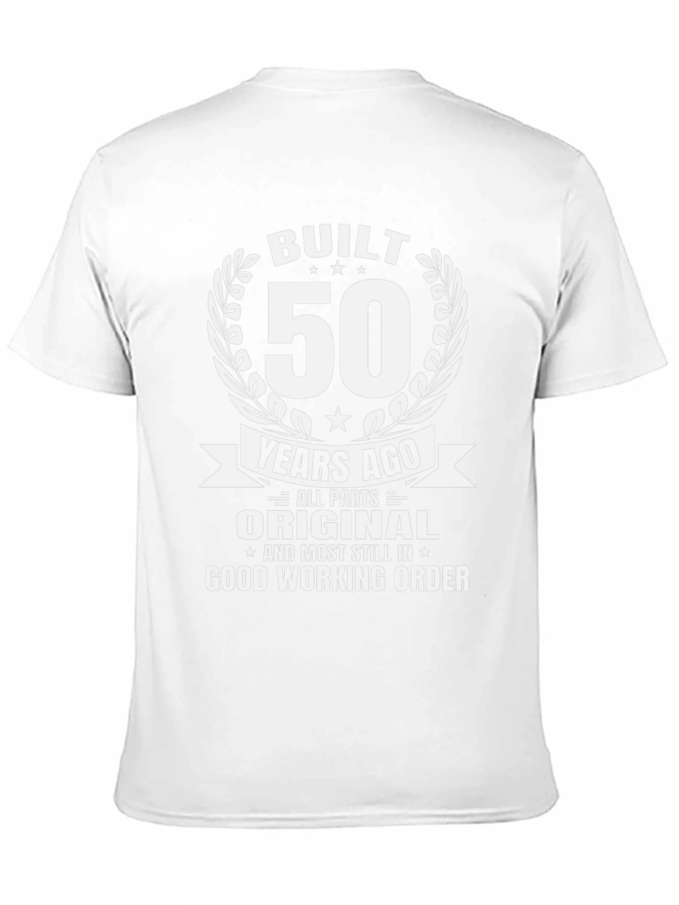 Built 50 Years Ago Black Graphic T-Shirt