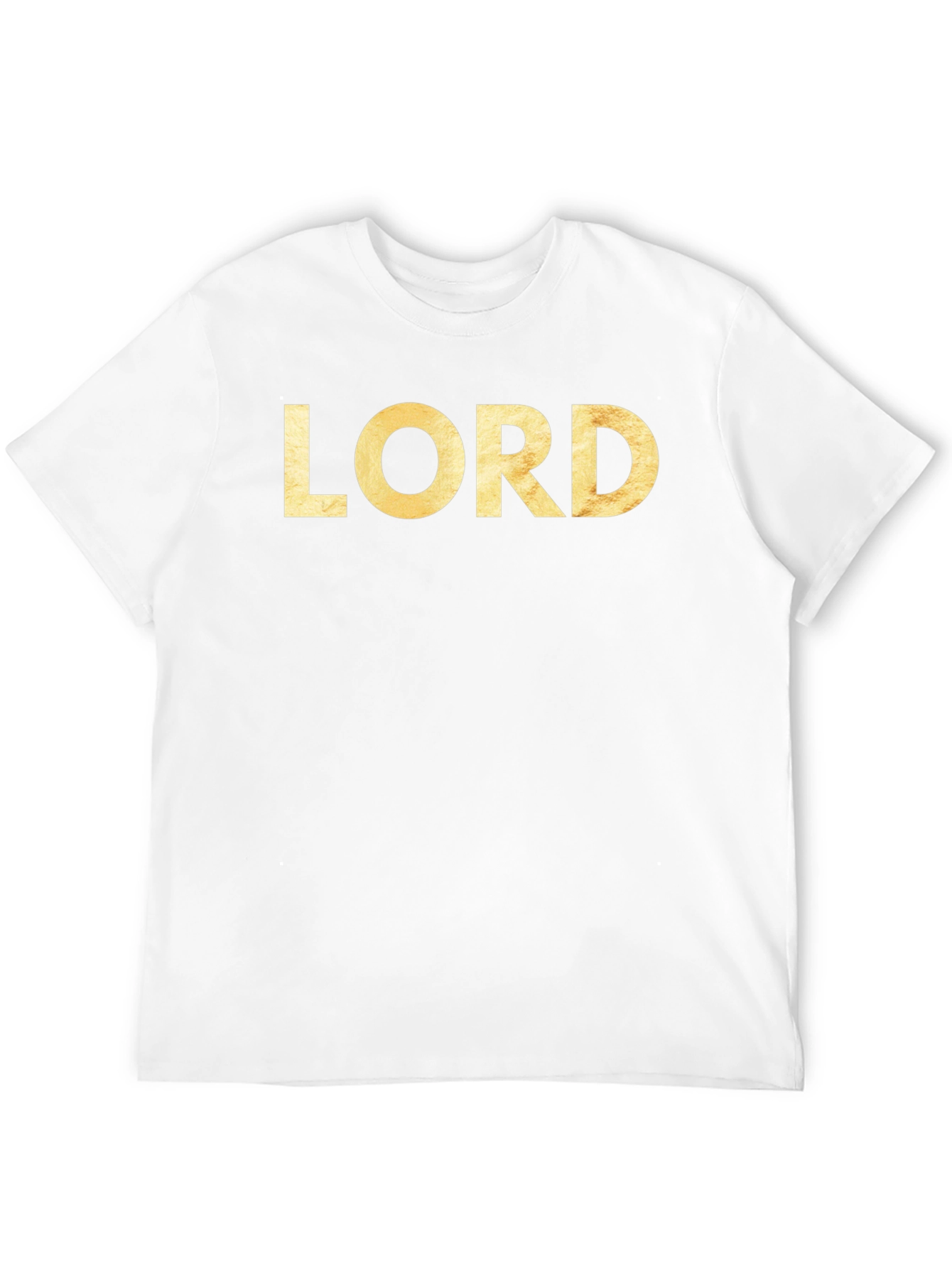 Mens LORD Graphic Print Black T-Shirt