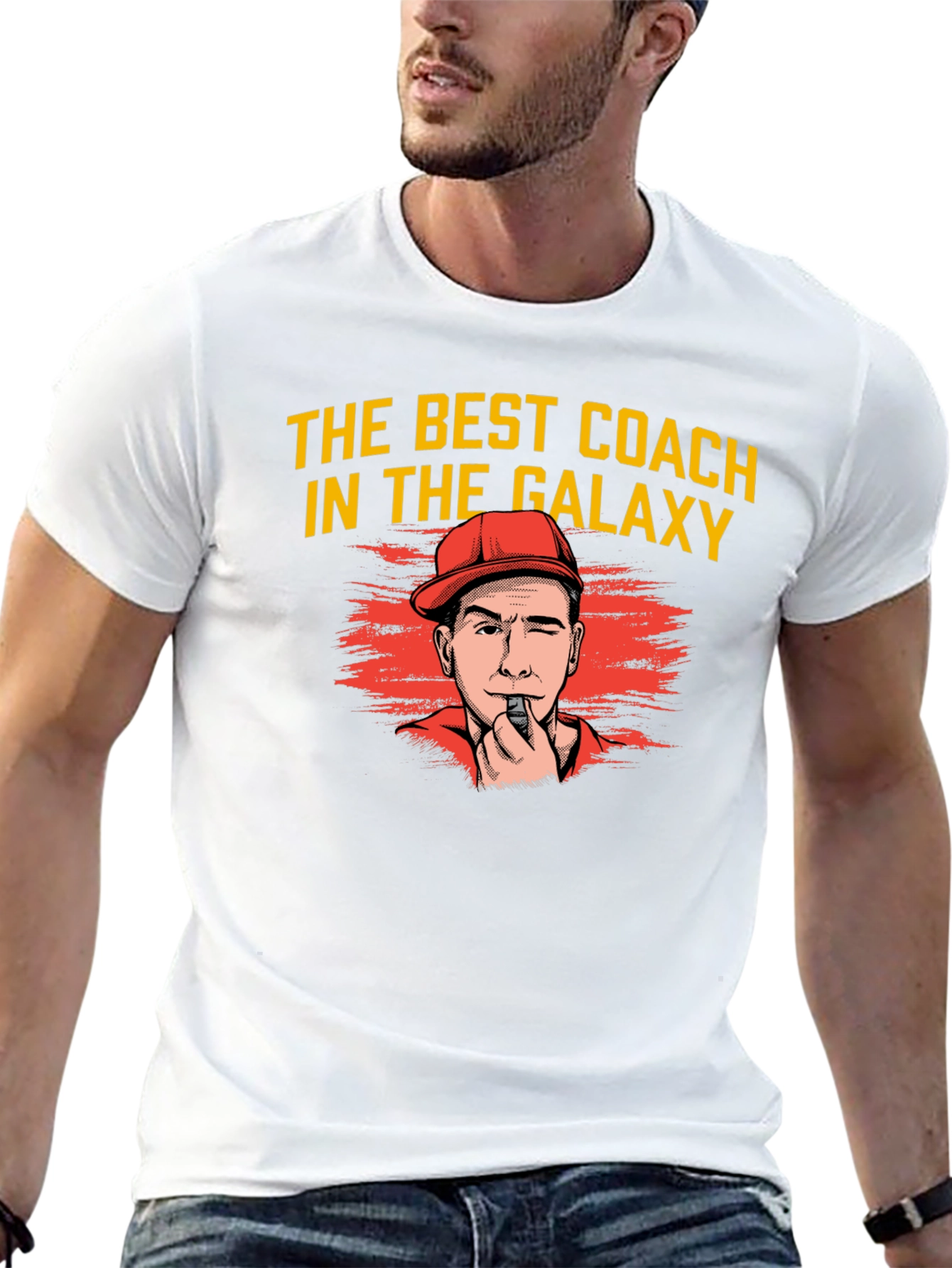 Best Coach in the Galaxy Graphic Tee