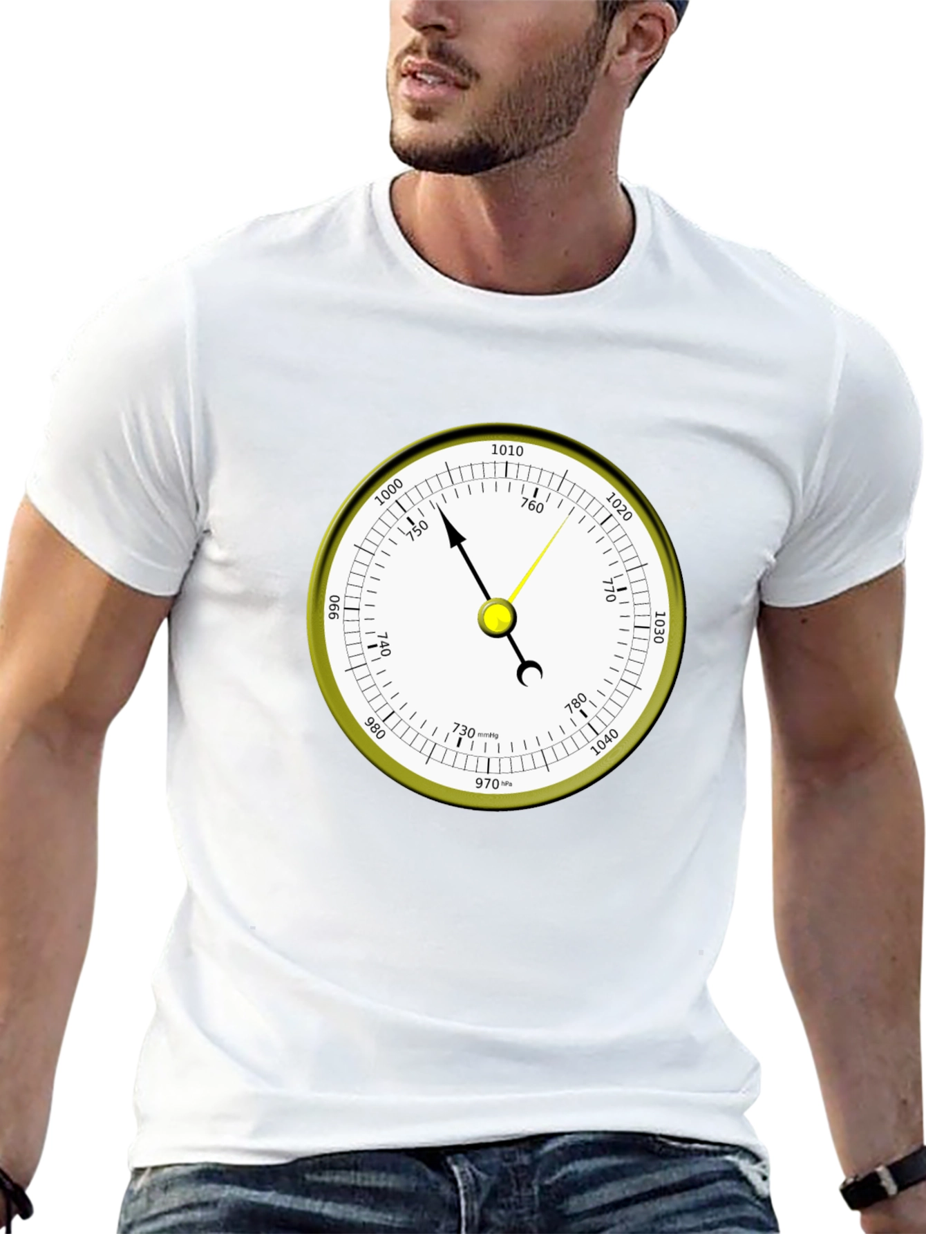 Barometer Graphic T-Shirt - Weather Instrument Tee