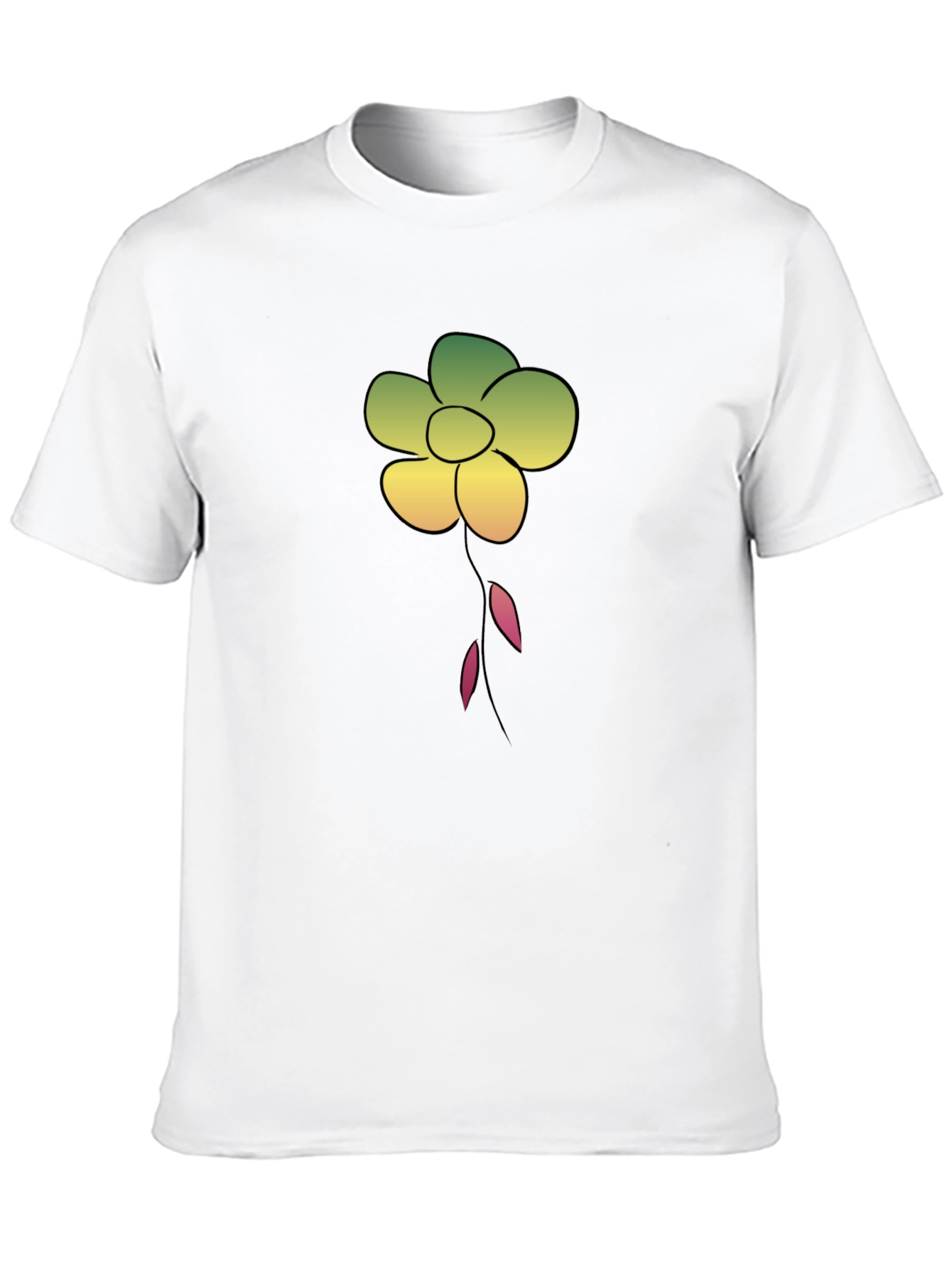 Floral Graphic Print T-Shirt - Casual Comfort