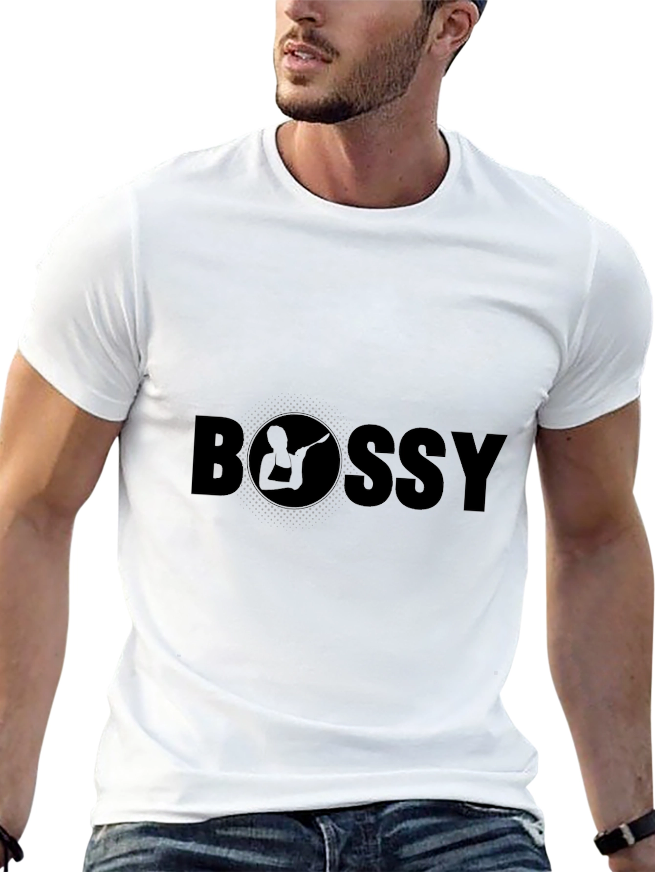 Bossy Graphic T-Shirt - Black