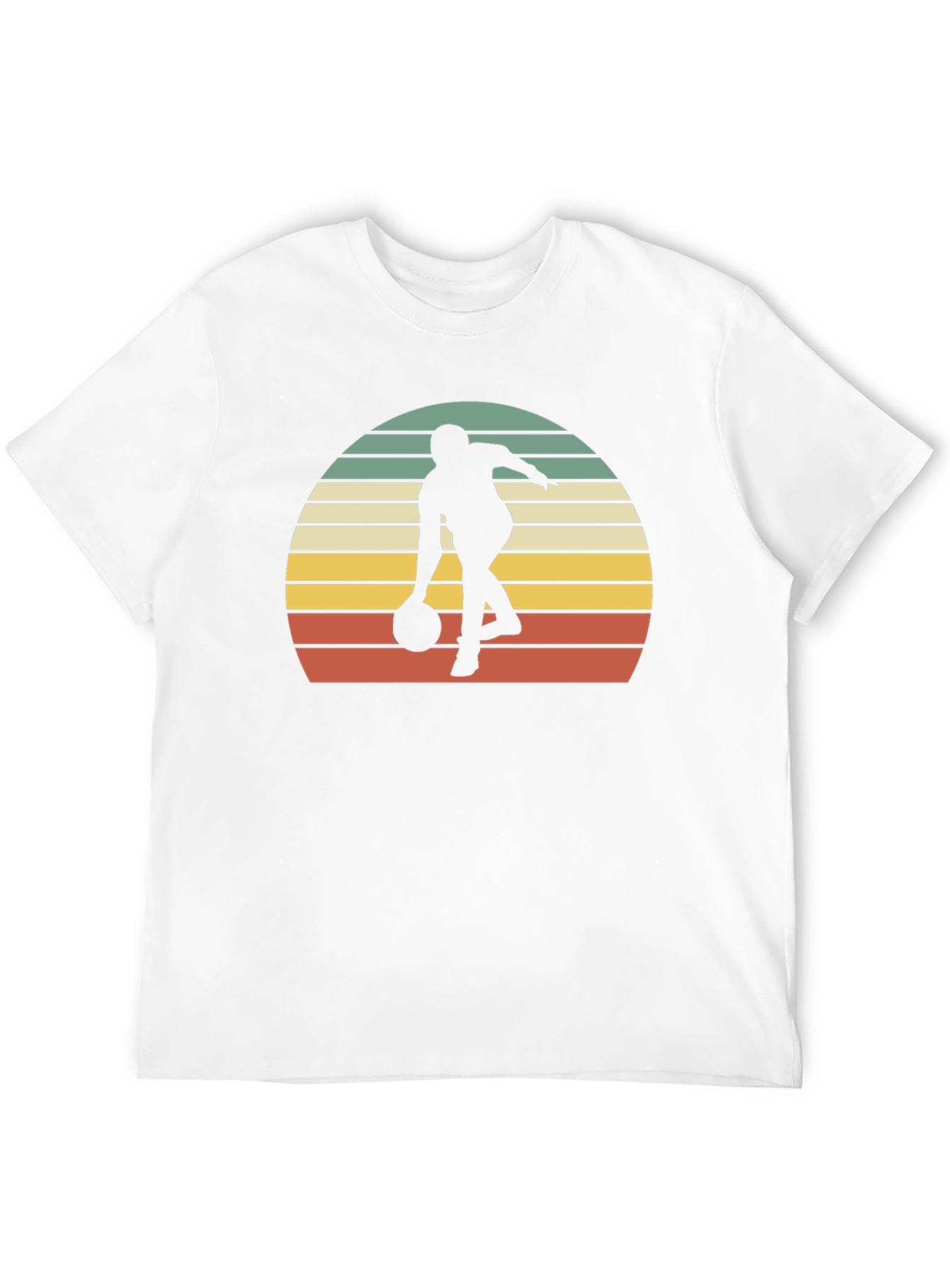 Retro Bowling Sunset Graphic T-Shirt