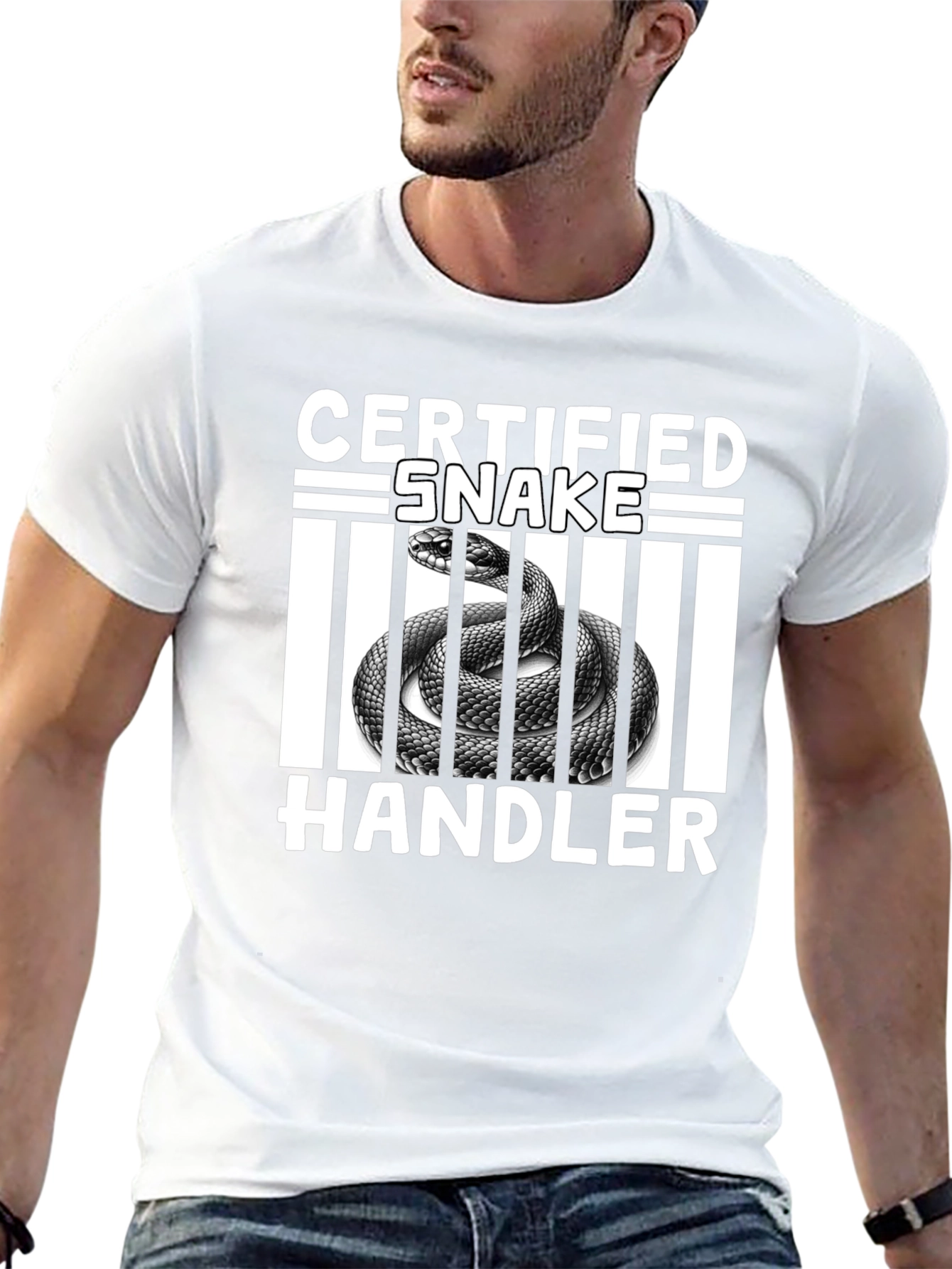 Certified Snake Handler Graphic T-Shirt